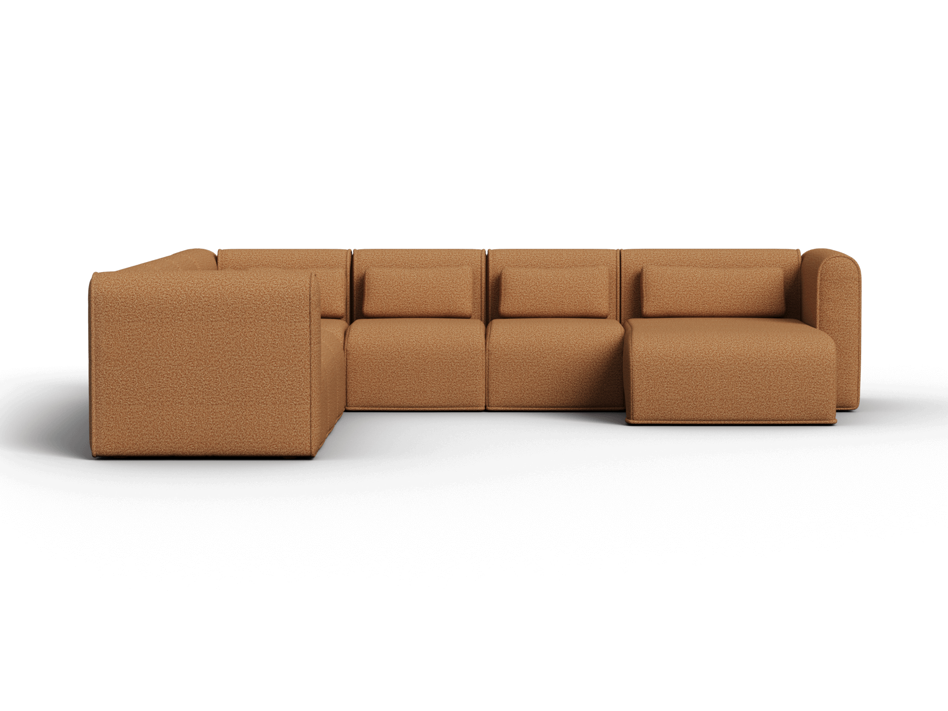 Bangalow Modular Sofa - Sand Dune (Luxe edition) / Corner / 7 Sections with Chaise