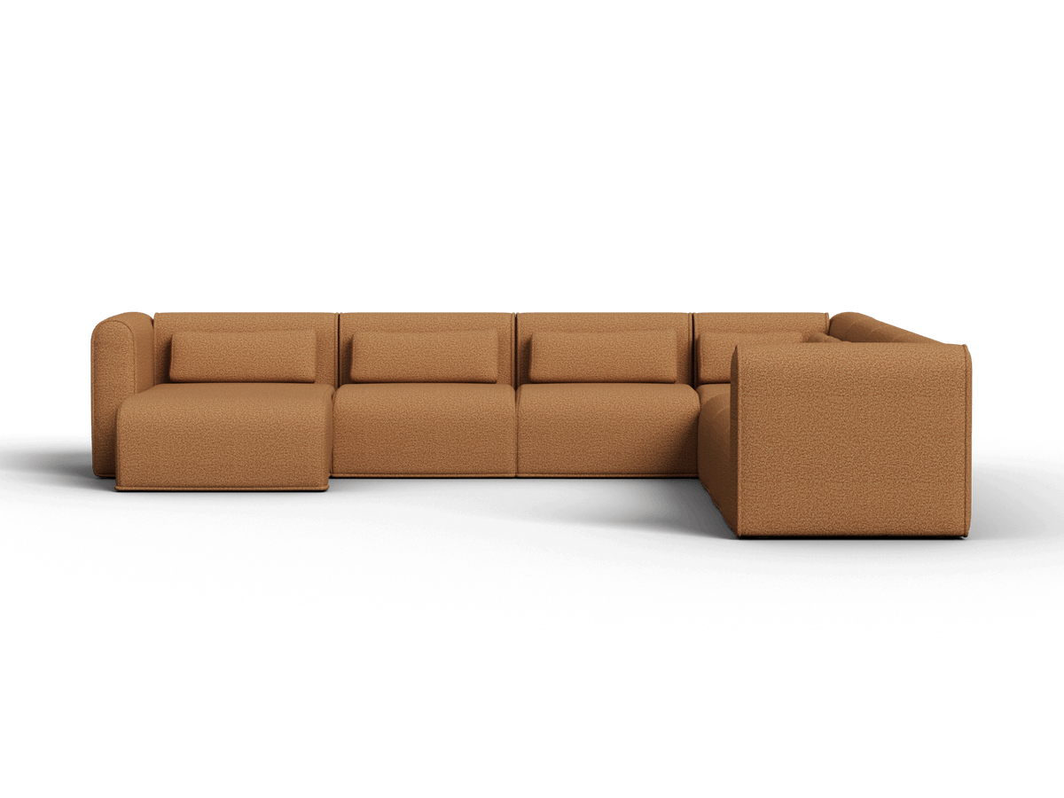 Bangalow Modular Sofa - Sand Dune (Luxe edition) / Corner / 7 Sections with Chaise