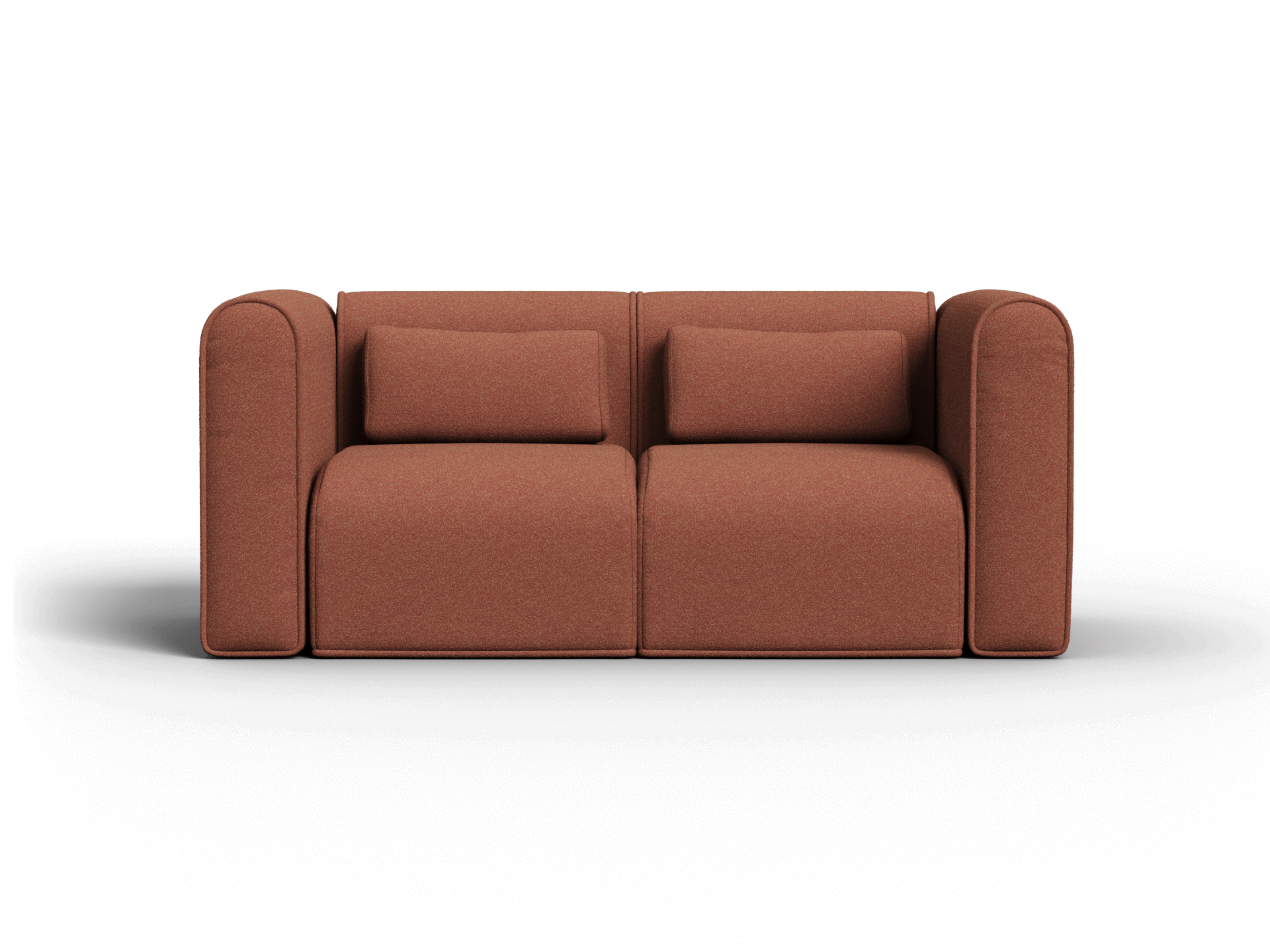 Bangalow Modular Sofa - Sofa / 2-Seater / Sunset Rust