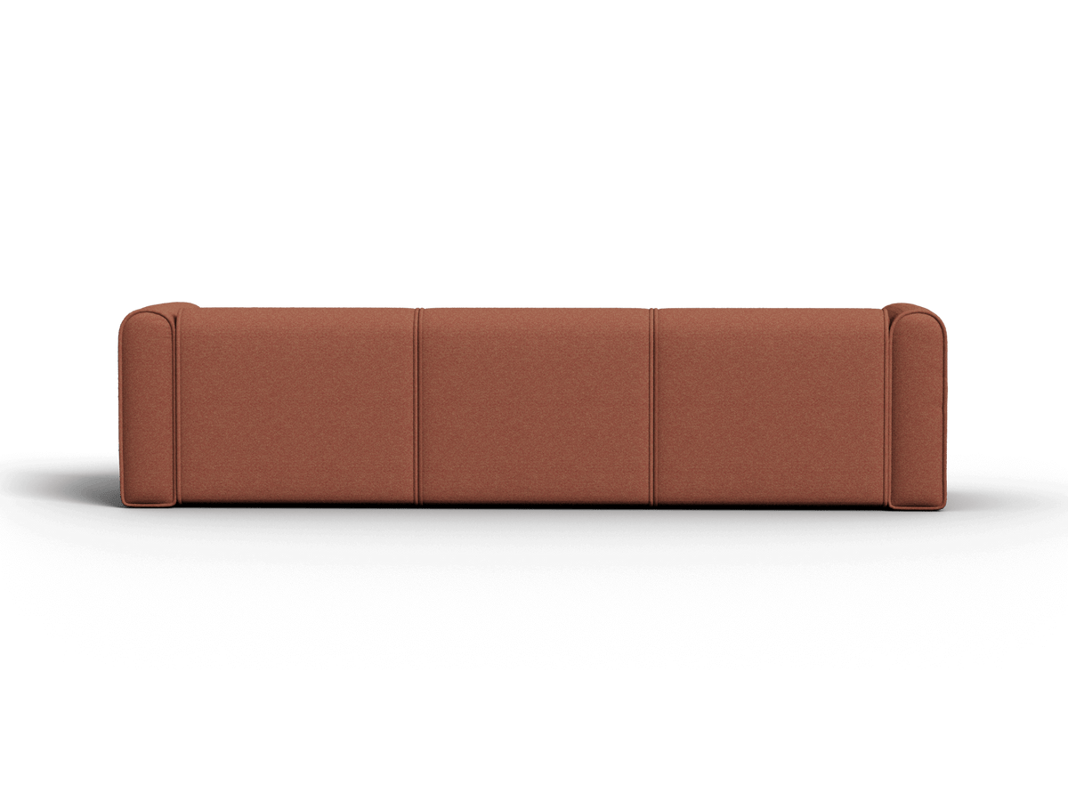 Bangalow Modular Sofa - Sunset Rust / Chaise / 3 Sections