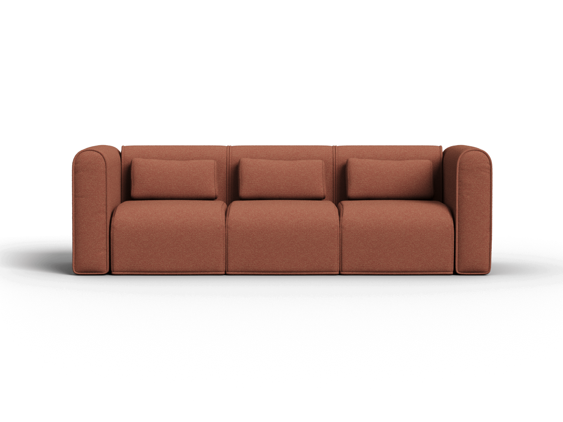 Bangalow Modular Sofa - Sofa / 3.5-Seater / Sunset Rust