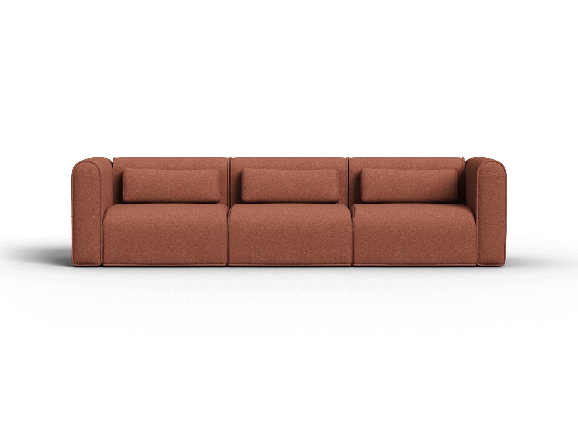 Bangalow Modular Sofa - Sofa / 4-Seater / Sunset Rust