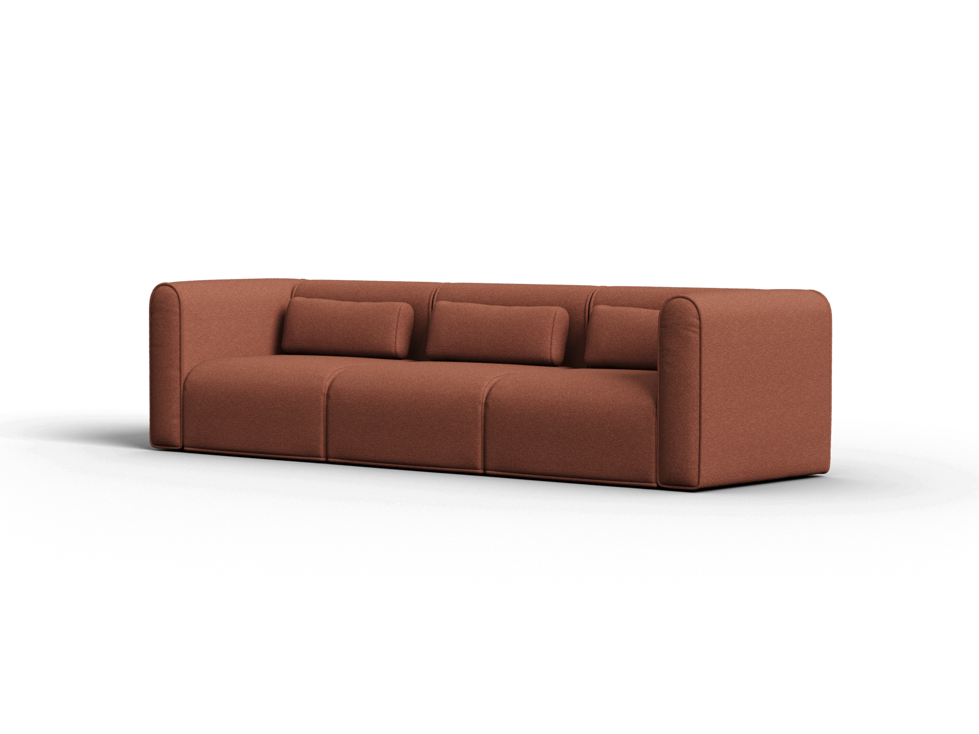 Bangalow Modular Sofa - Sofa / 4-Seater / Sunset Rust