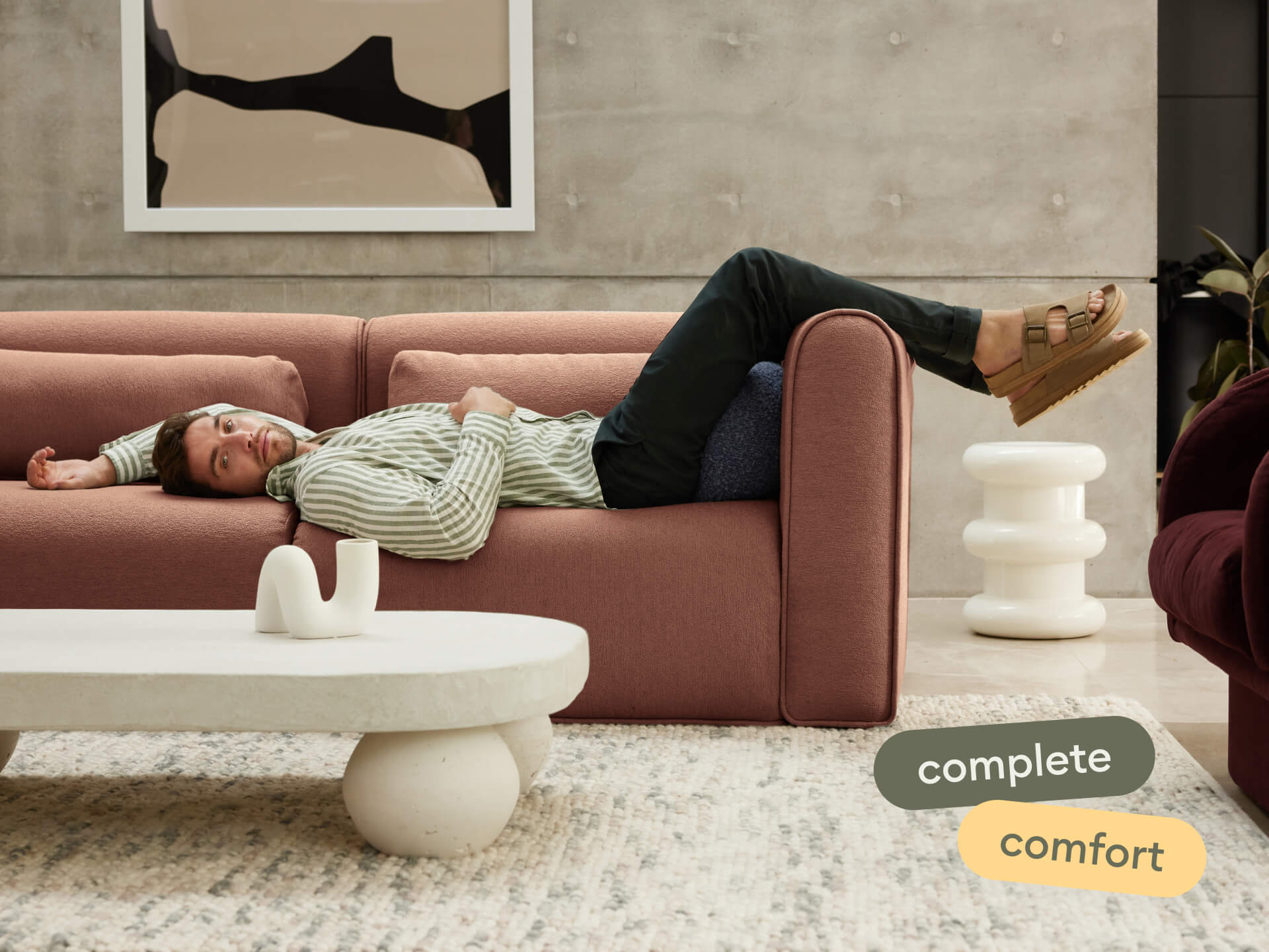 Bangalow Modular Sofa - Sofa / 4-Seater / Sunset Rust
