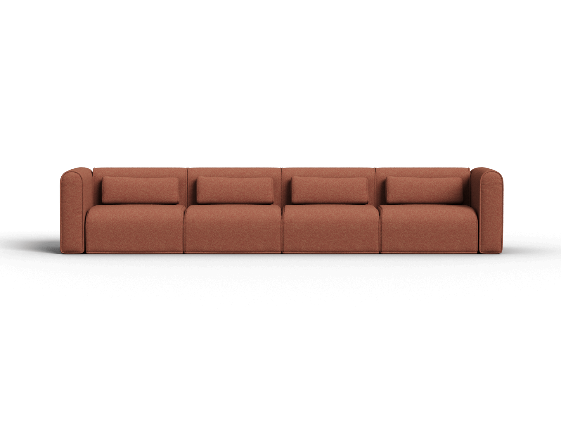 Bangalow Modular Sofa - Sofa / 6-Seater / Sunset Rust