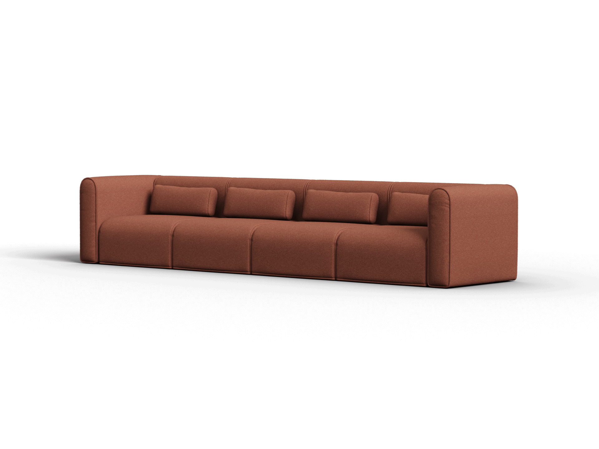 Bangalow Modular Sofa - Sofa / 6-Seater / Sunset Rust