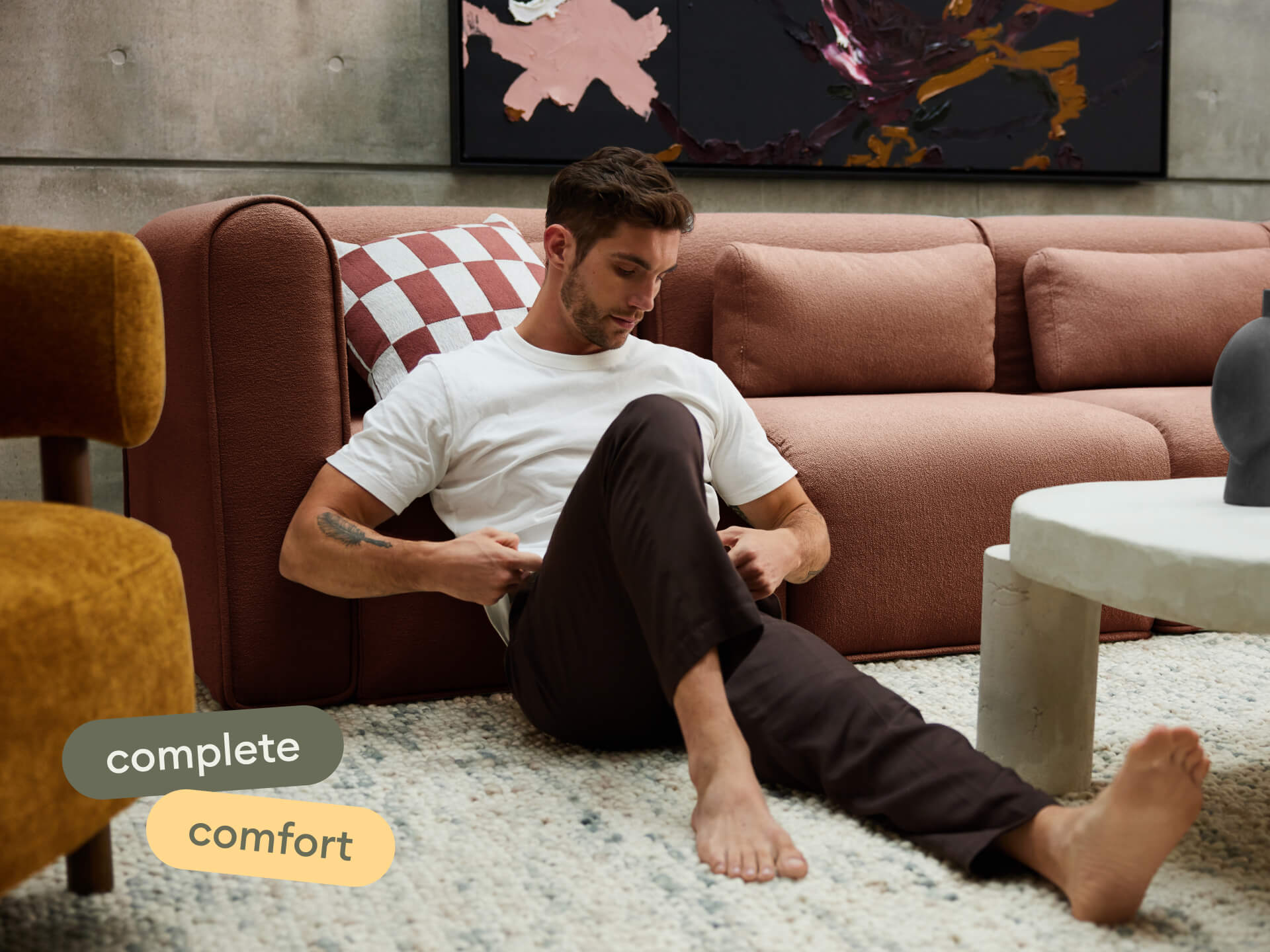 Bangalow Modular Sofa - Sofa / 6-Seater / Sunset Rust