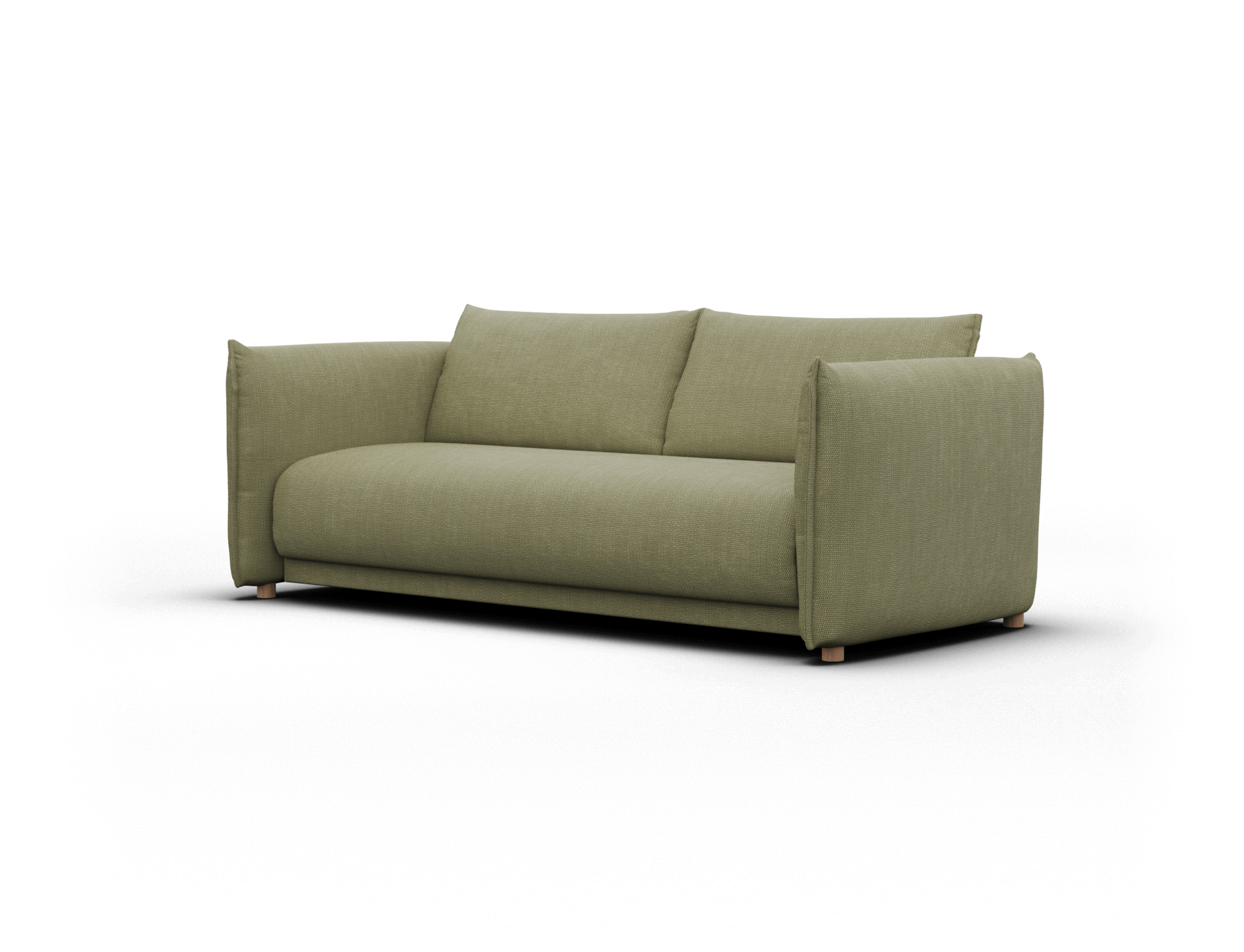 Byron Sofa Bed [3rd Gen] - 3.5-Seater / Cool Cactus
