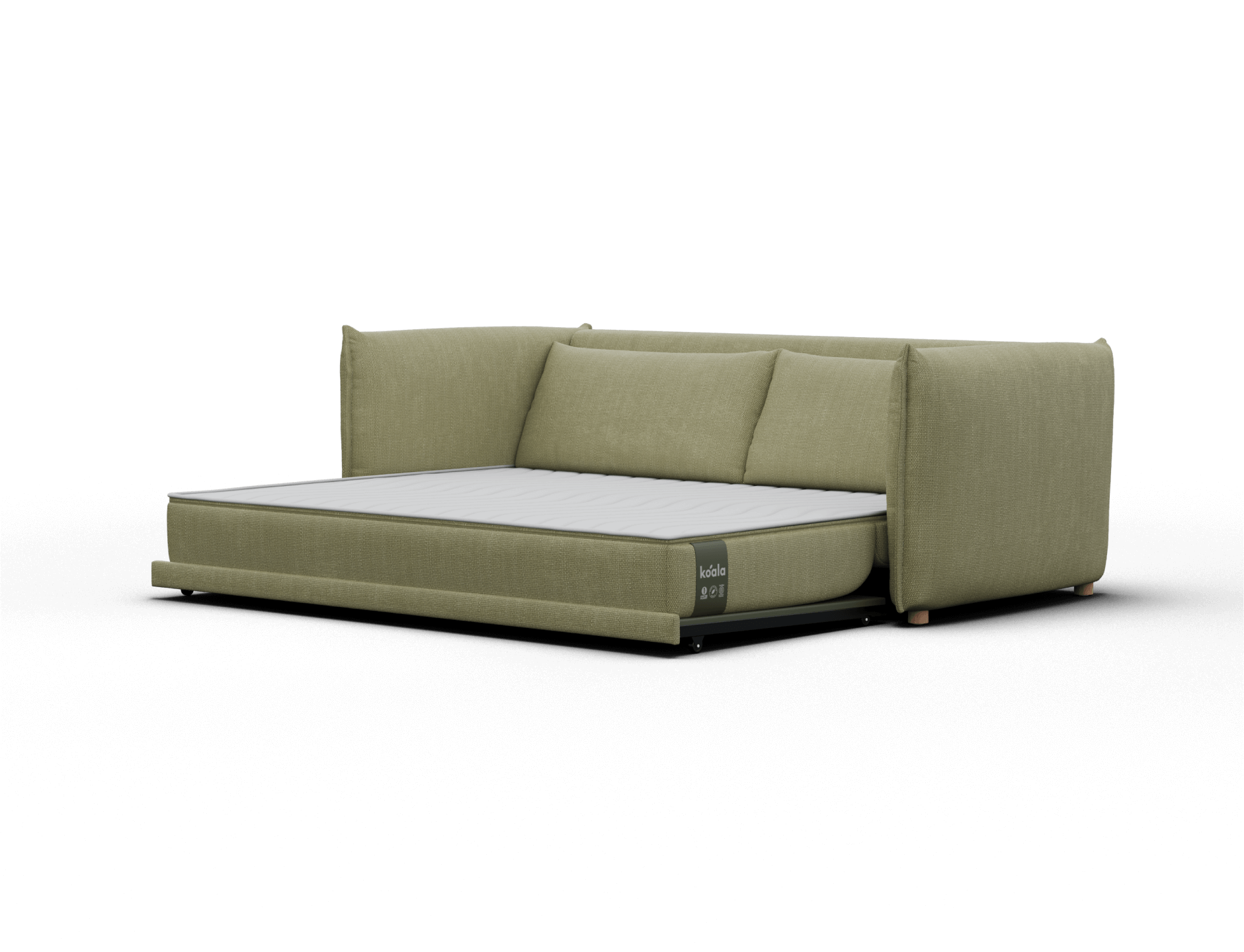 Byron Sofa Bed [3rd Gen] - 3.5-Seater / Cool Cactus