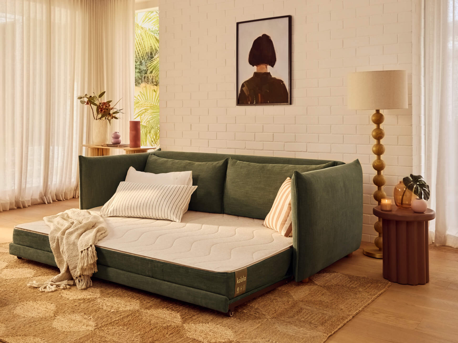 Byron Sofa Bed [3rd Gen] - 3.5-Seater / Forest Walk