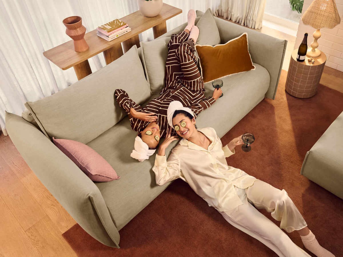 Byron Sofa Bed [3rd Gen] - 3.5-Seater (Queen) / Lunar Glow