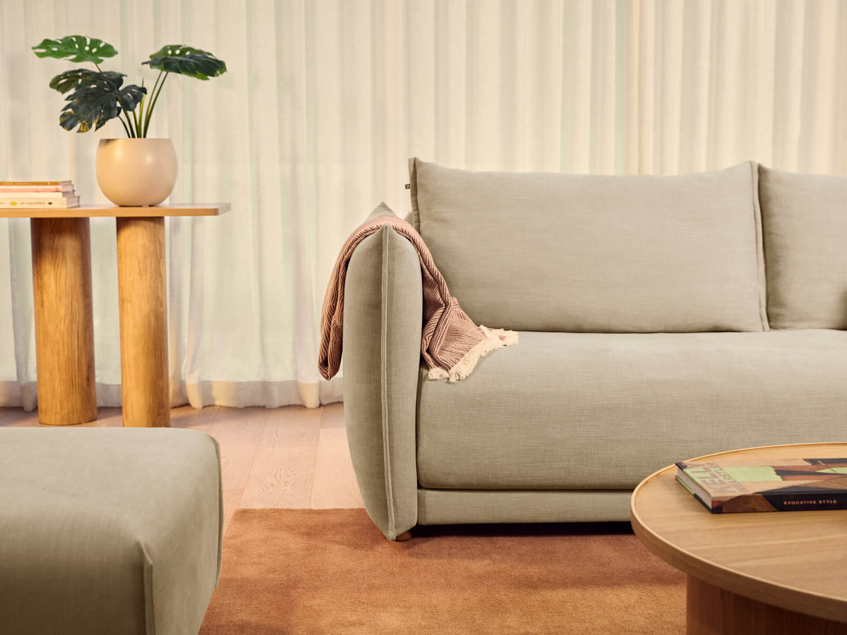 Byron Sofa Bed [3rd Gen] - 3.5-Seater (Queen) / Lunar Glow