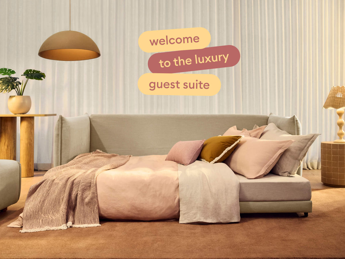 Byron Sofa Bed [3rd Gen] - 3.5-Seater (Queen) / Lunar Glow