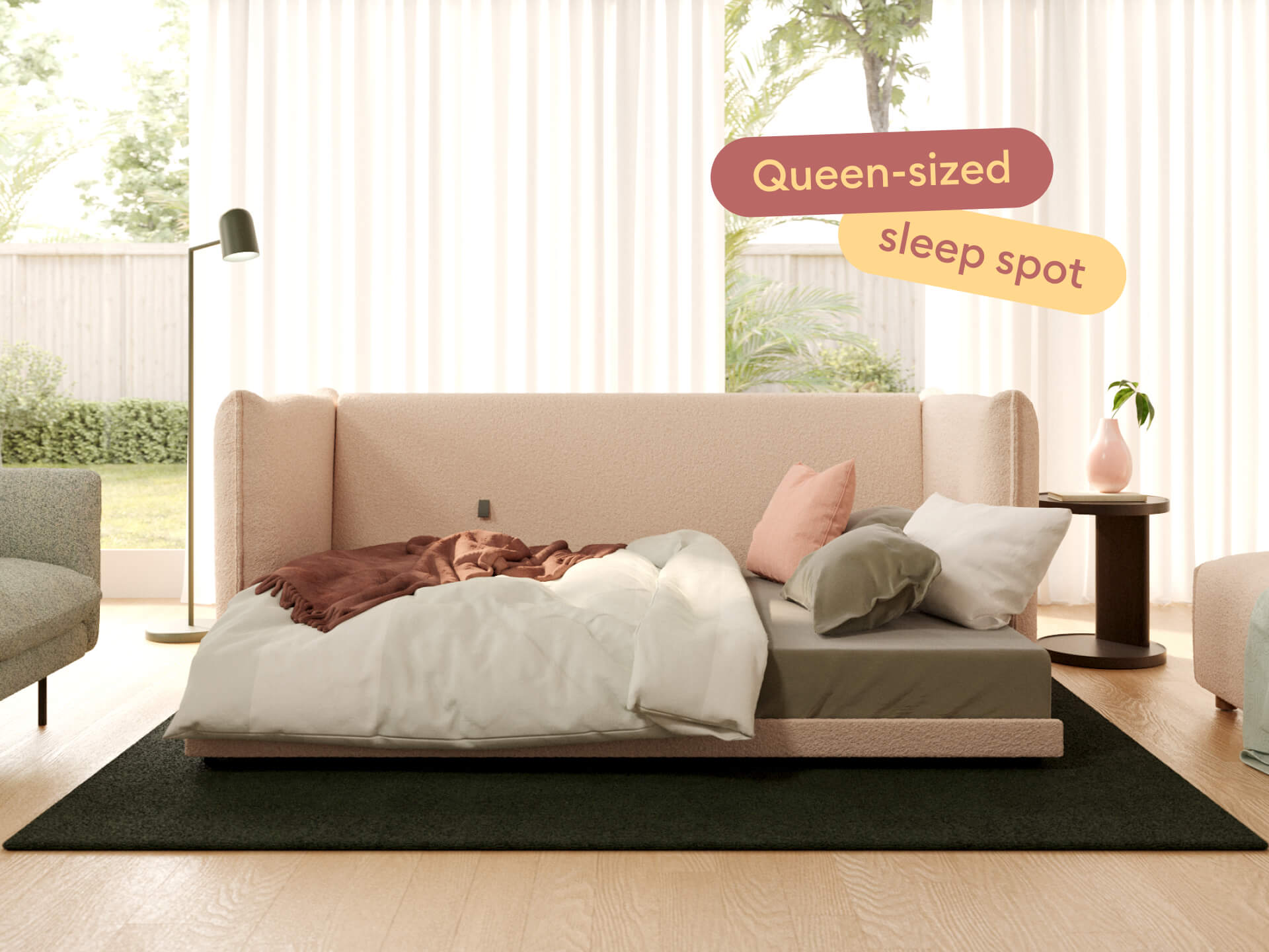 Byron Sofa Bed [3rd Gen] - 3.5-Seater / Sand Bank (Luxe edition)