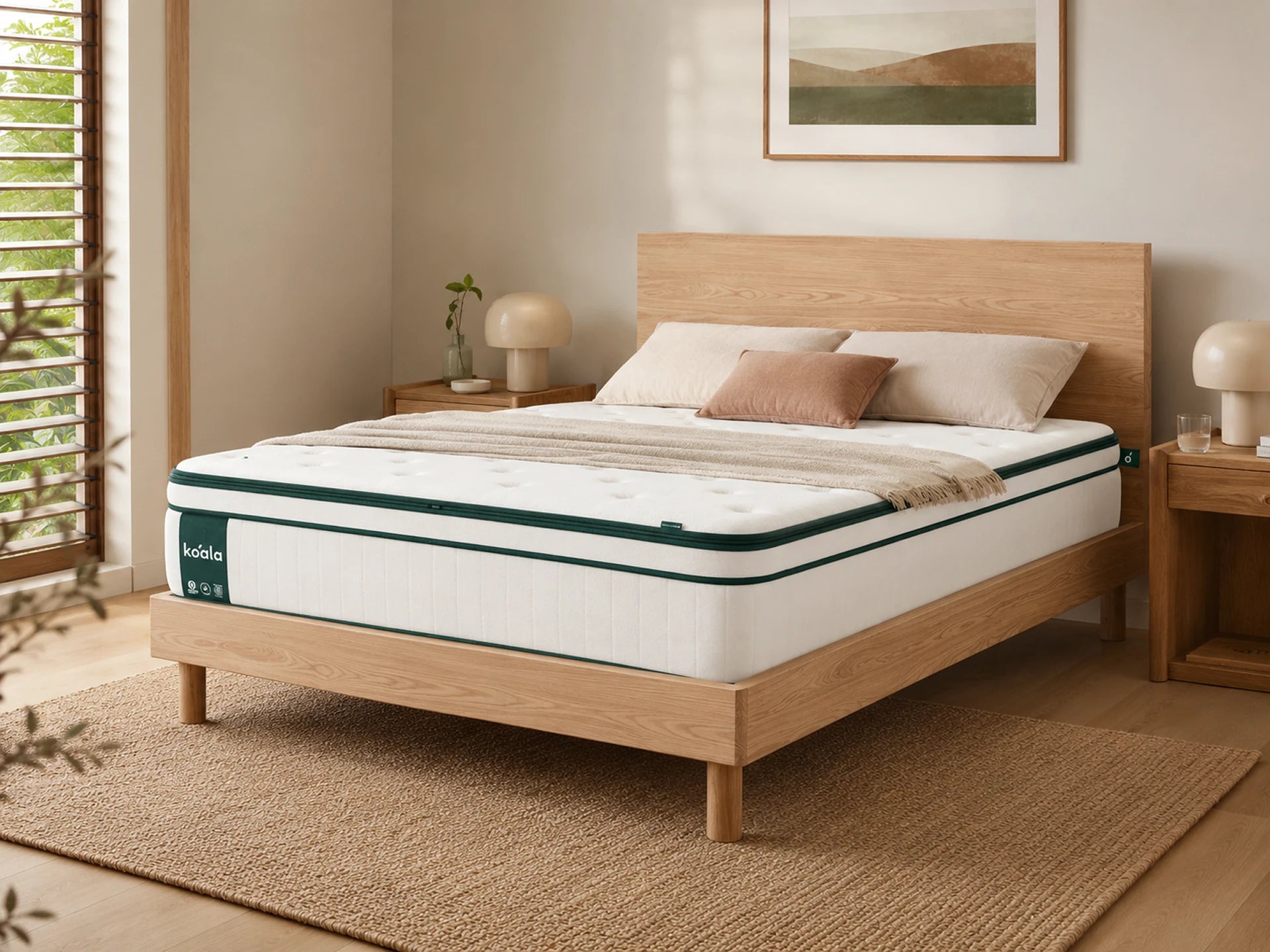 Koala Luxe Mattress & Balmain Bed Base Bundle - Double