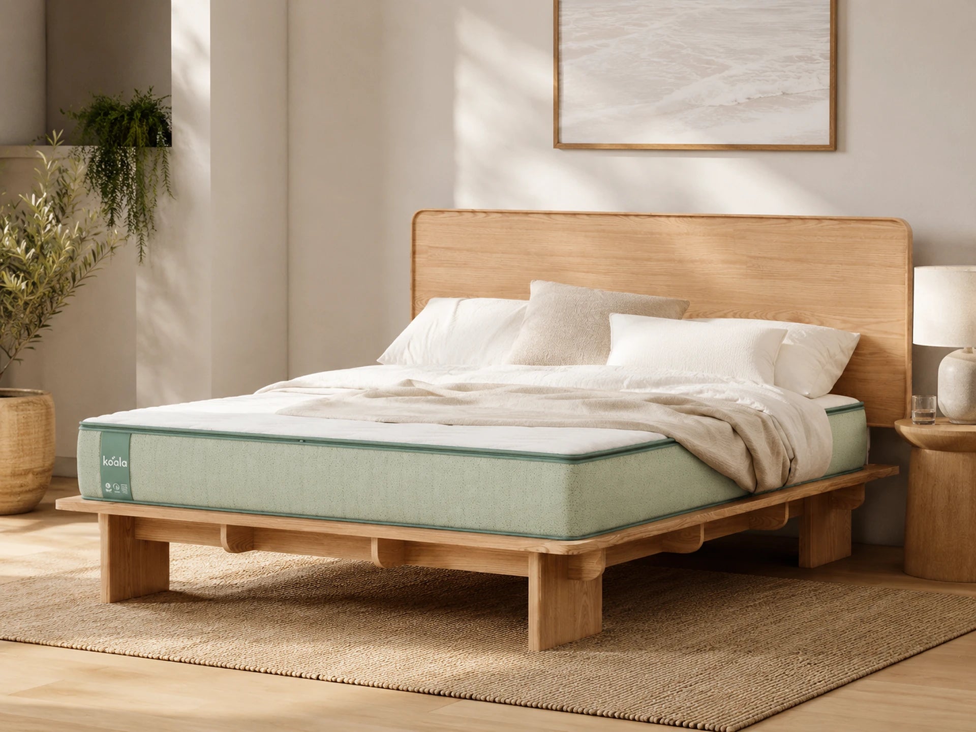 Koala Mattress & Kirribilli Bed Base Bundle - King