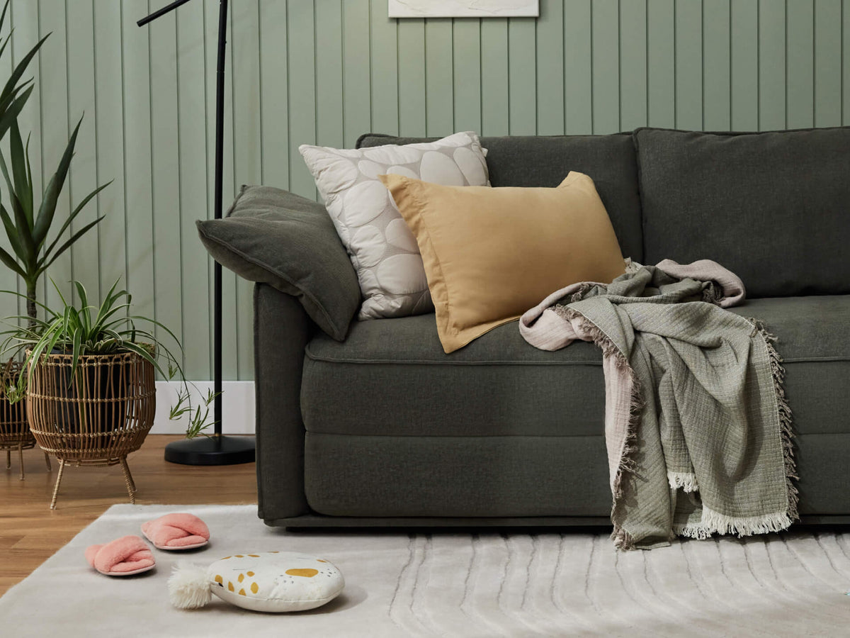 Koala Sofa Bed [3rd Gen] - 3.5-Seater (King) / Fig Tree