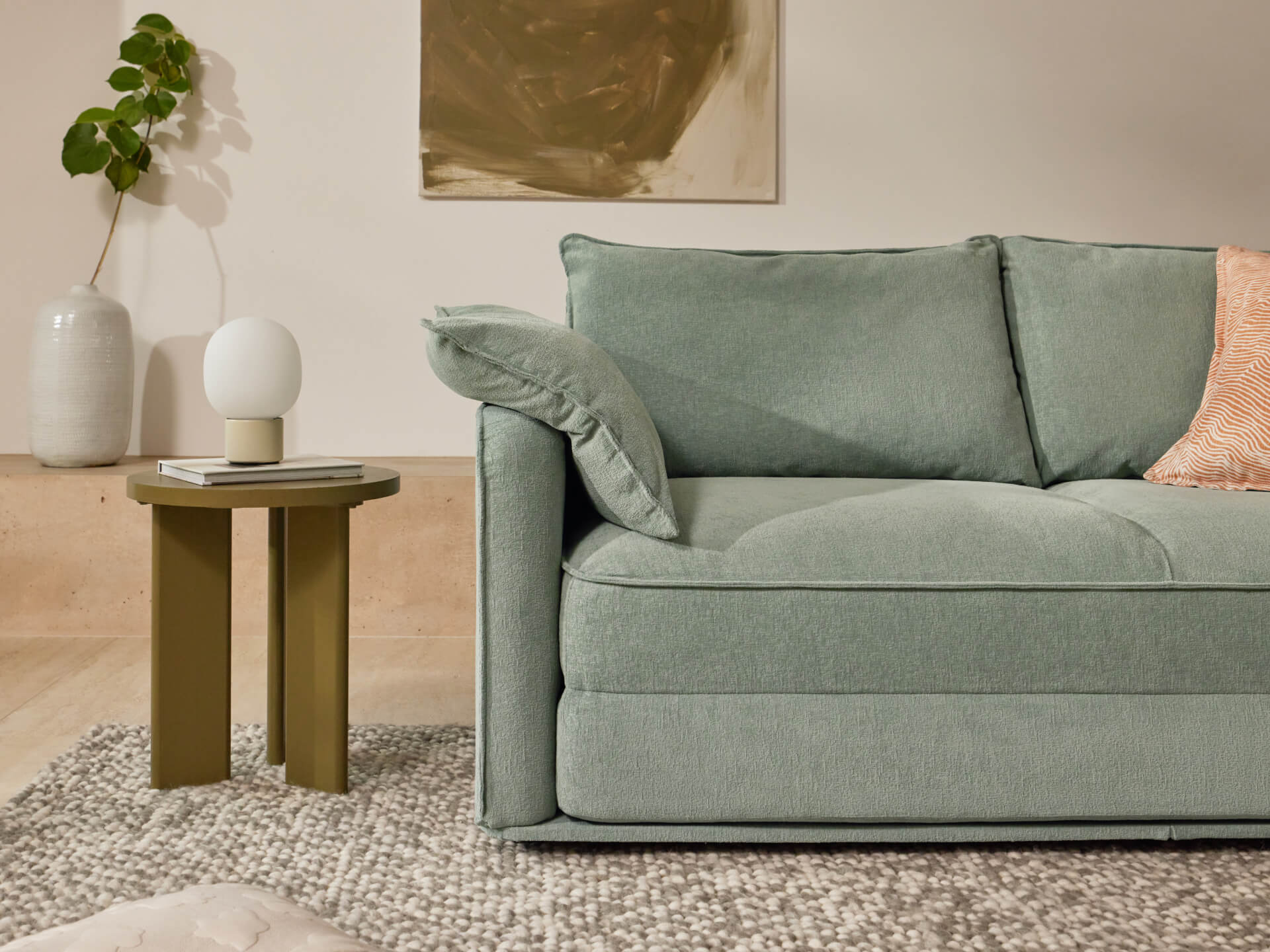 Koala Sofa Bed [3rd Gen] - 3.5-Seater (King) / Gum Leaf