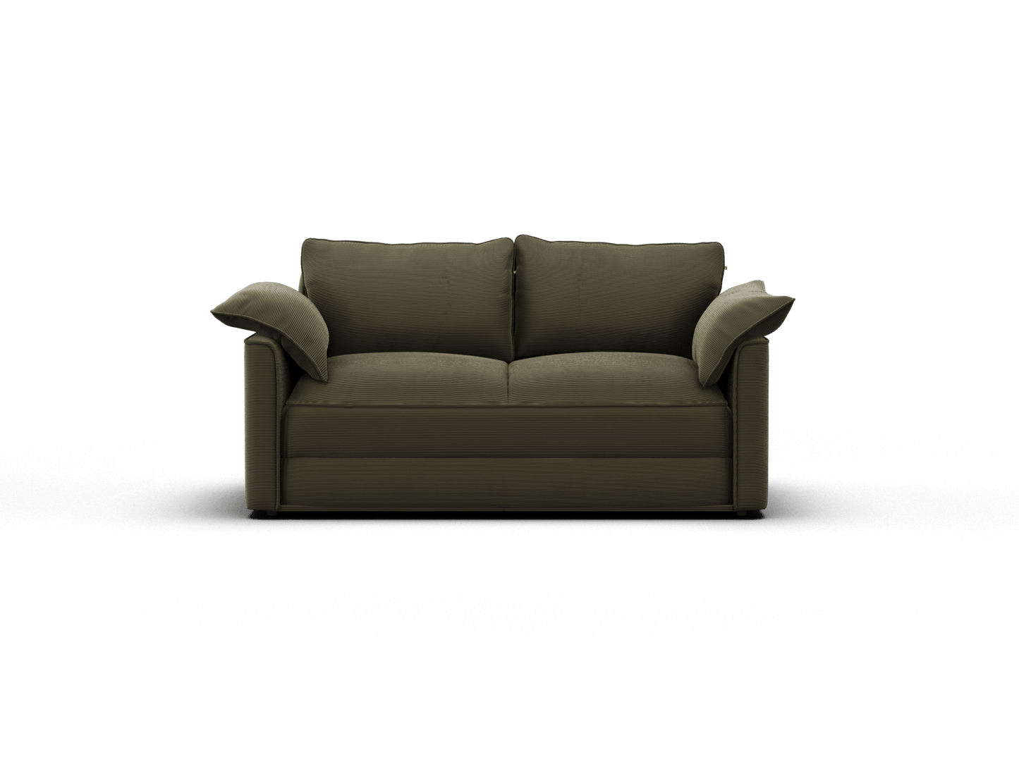 Koala Sofa Bed Double in olive green corduroy product image
