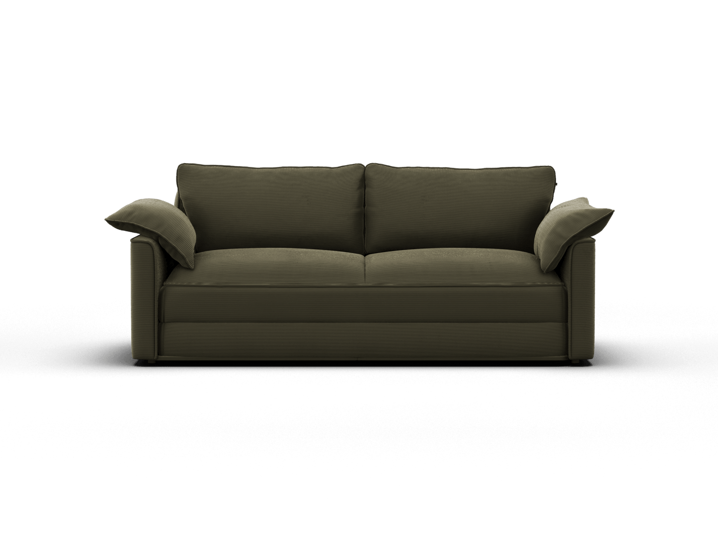Koala Sofa Bed King in olive green corduroy product image