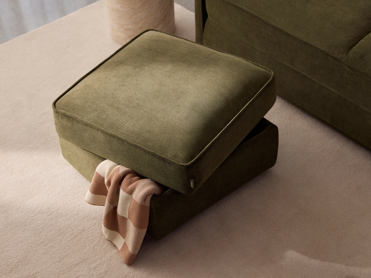 Koala Sofa Bed Ottoman [4th Gen] - Coastal Moss
