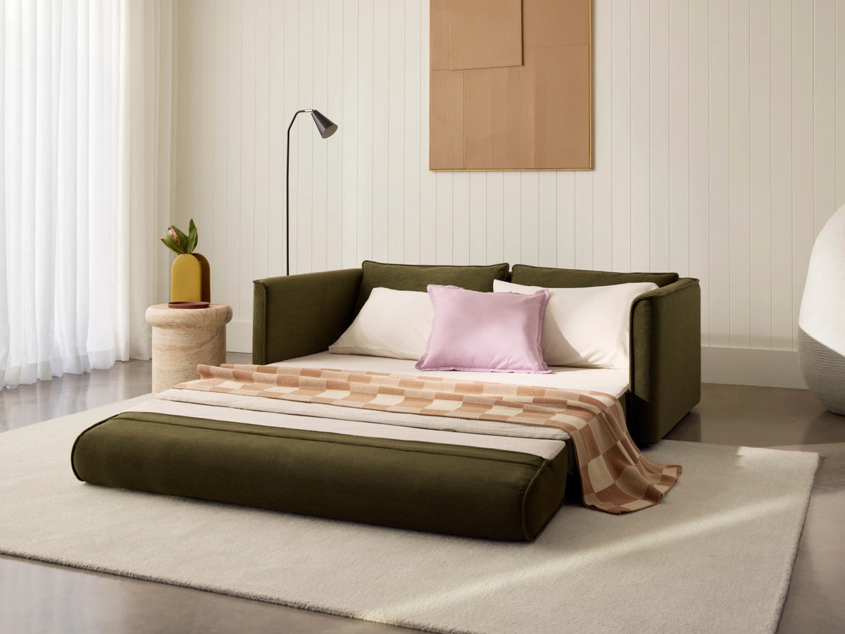 Koala Sofa Bed [4th Gen] - Coastal Moss / 3-Seater (Queen)