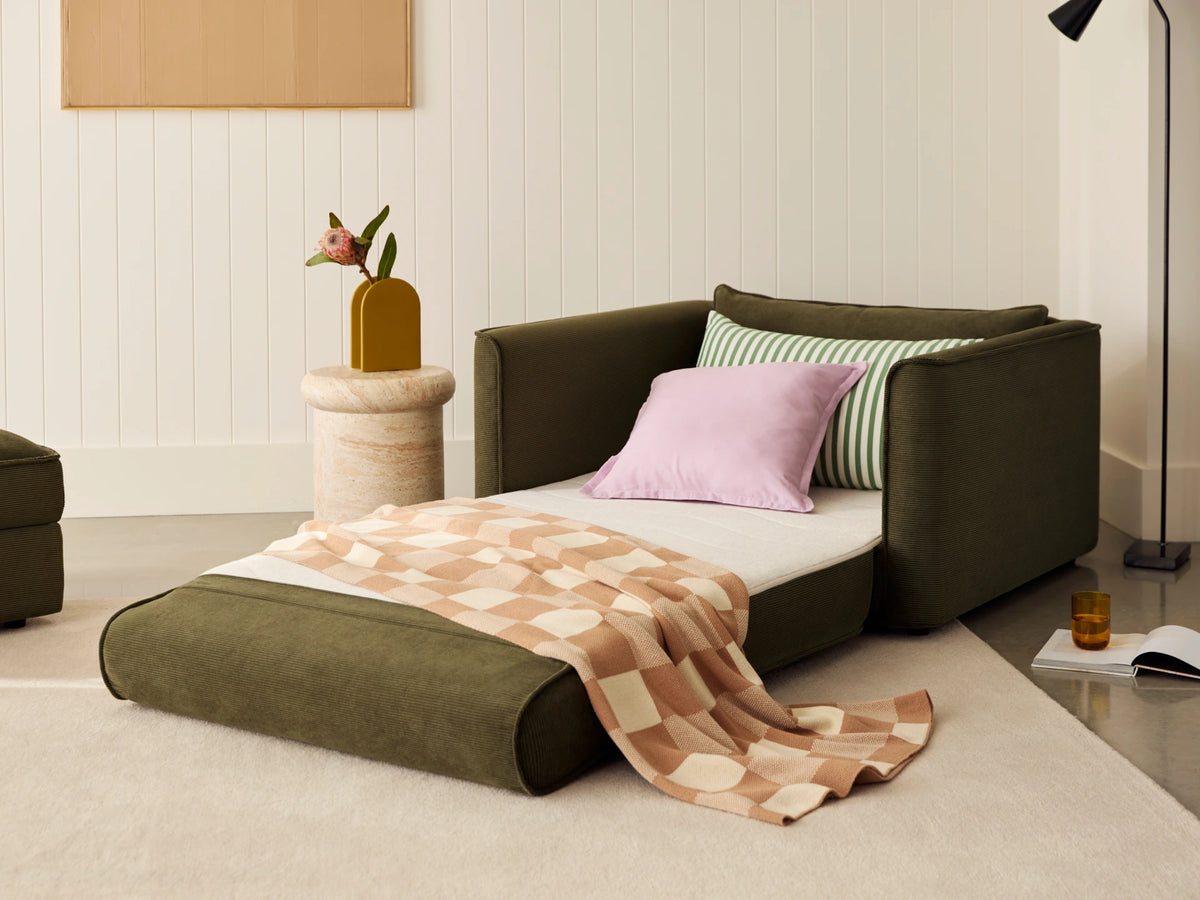 Koala Sofa Bed [4th Gen] - Coastal Moss / 1.5-Seater (Single)