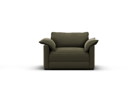 Koala Sofa Bed Single in olive green corduroy product image