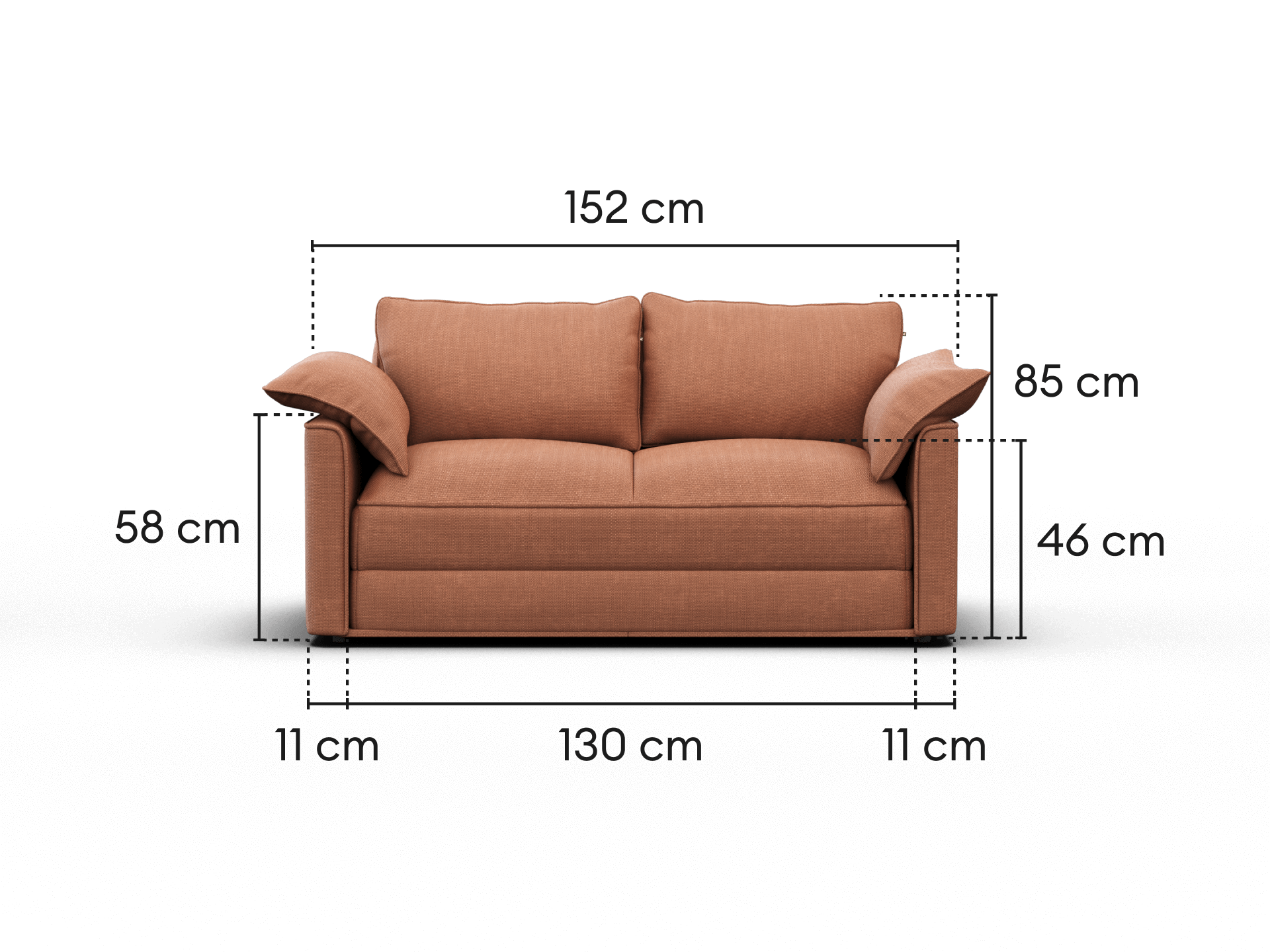 Koala Sofa Bed [4th Gen] - 2.5-Seater (Double) / Cinnamon Sky