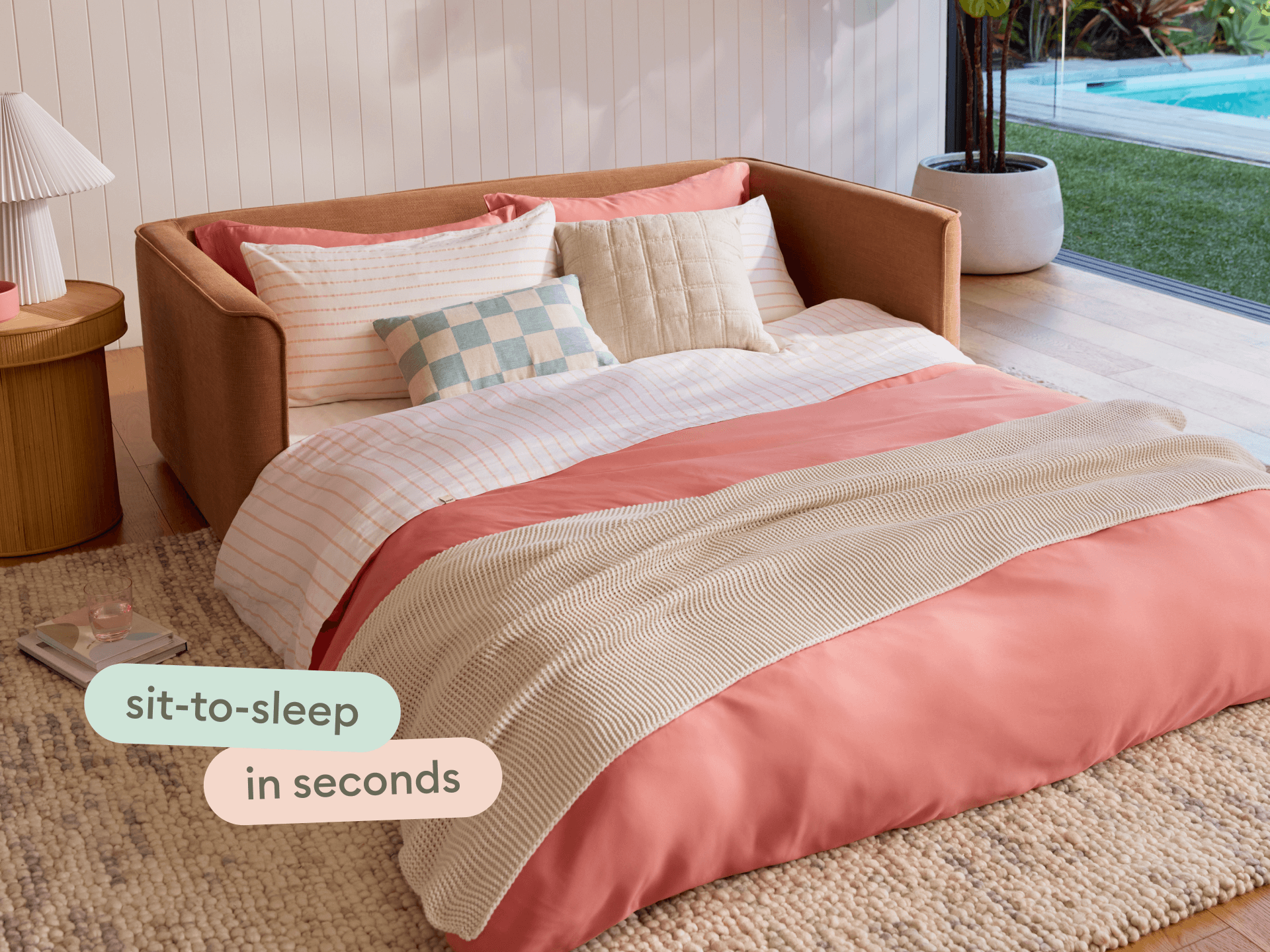 Koala Sofa Bed [4th Gen] - 3-Seater (Queen) / Cinnamon Sky