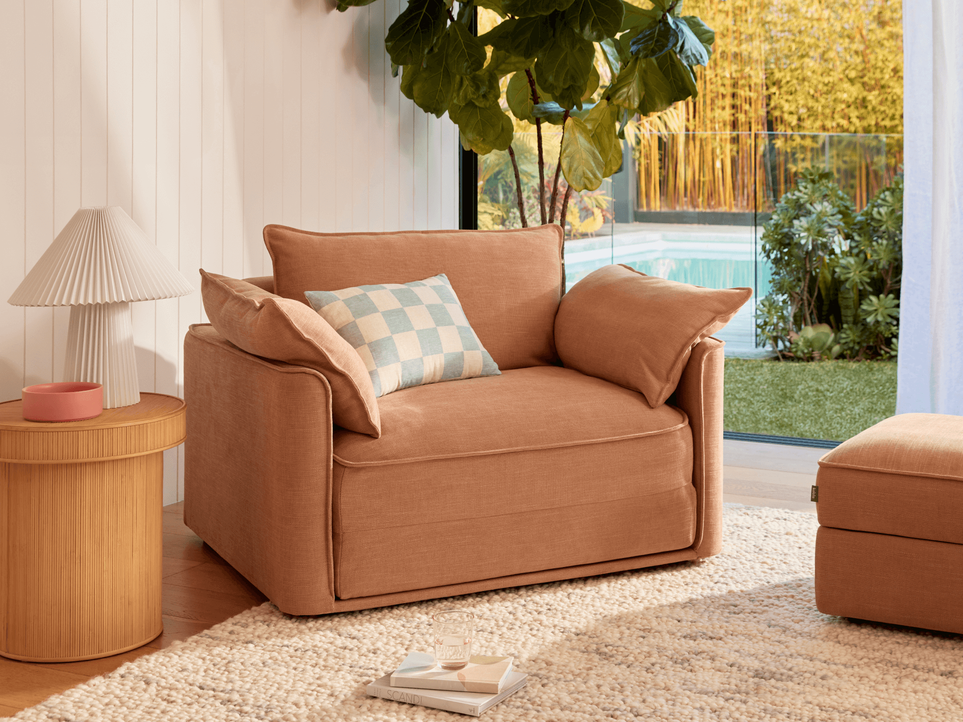 Koala Sofa Bed [4th Gen] - Cinnamon Sky / Removable covers / 1.5-Seater (Single)