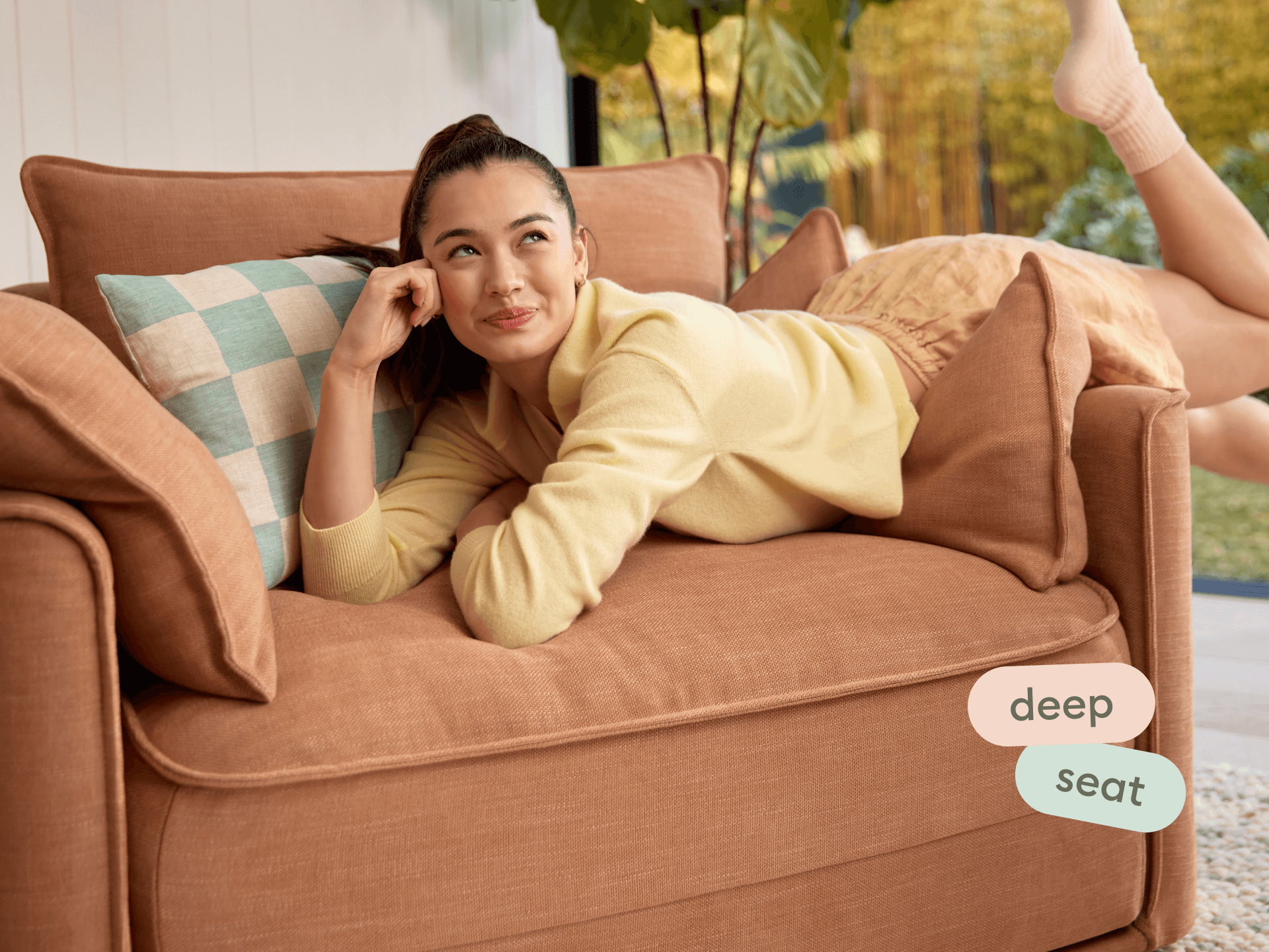 Koala Sofa Bed [4th Gen] - Cinnamon Sky / Removable covers / 1.5-Seater (Single)