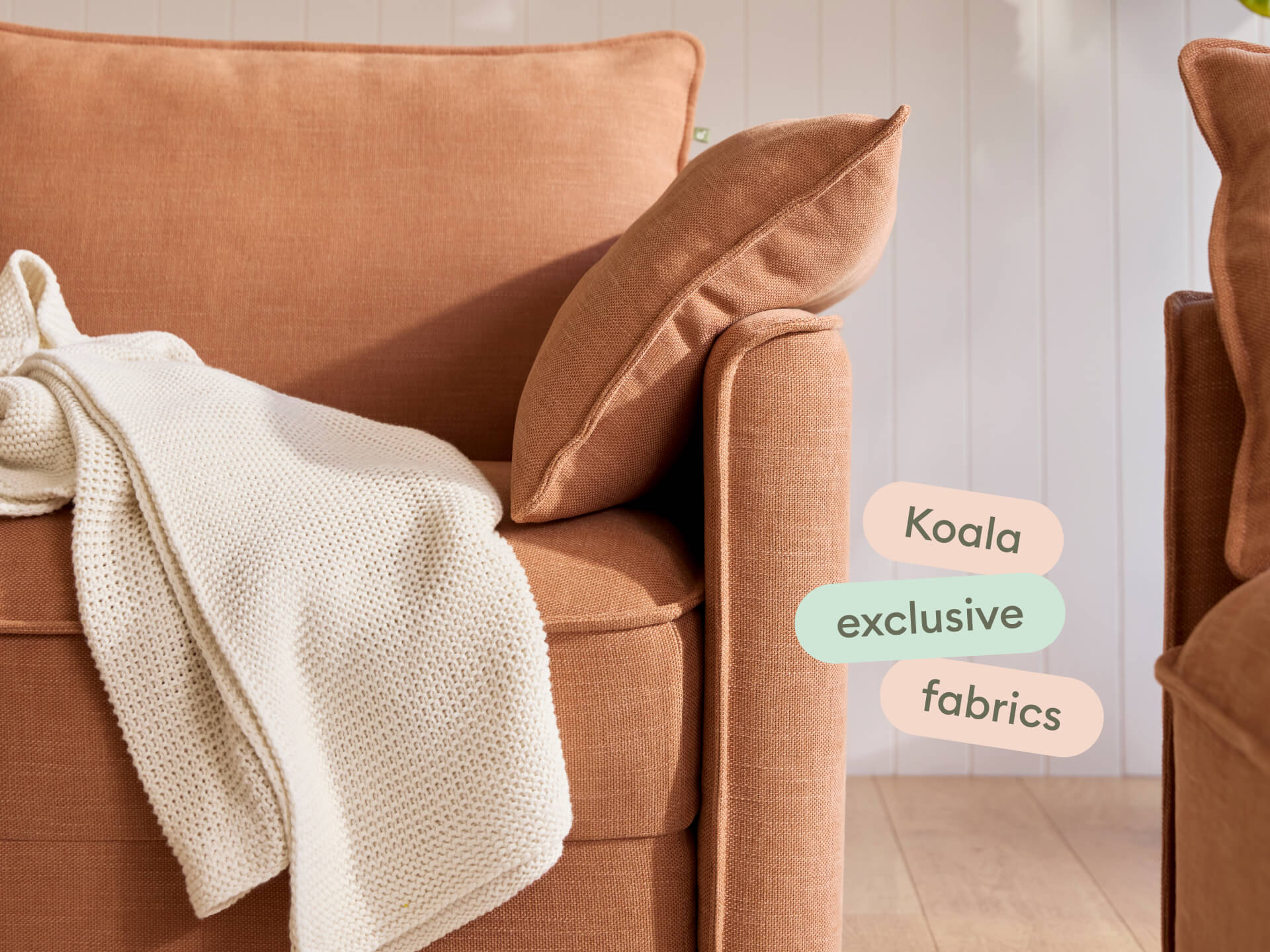 Koala Sofa Bed Covers [4th Gen] - 3.5-Seater (King) / Cinnamon Sky