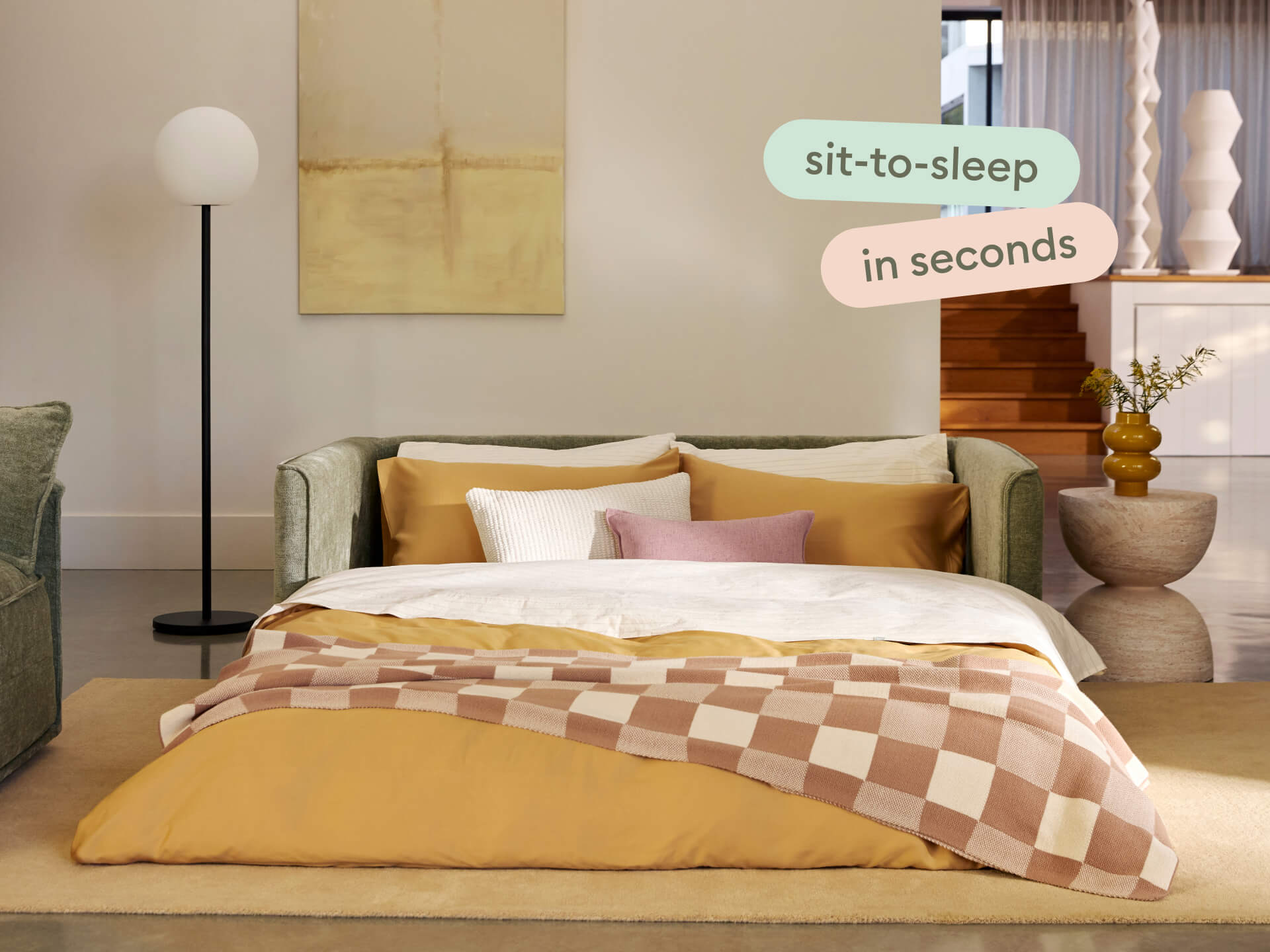 Koala Sofa Bed [4th Gen] - 2.5-Seater (Double) / Forest Dawn