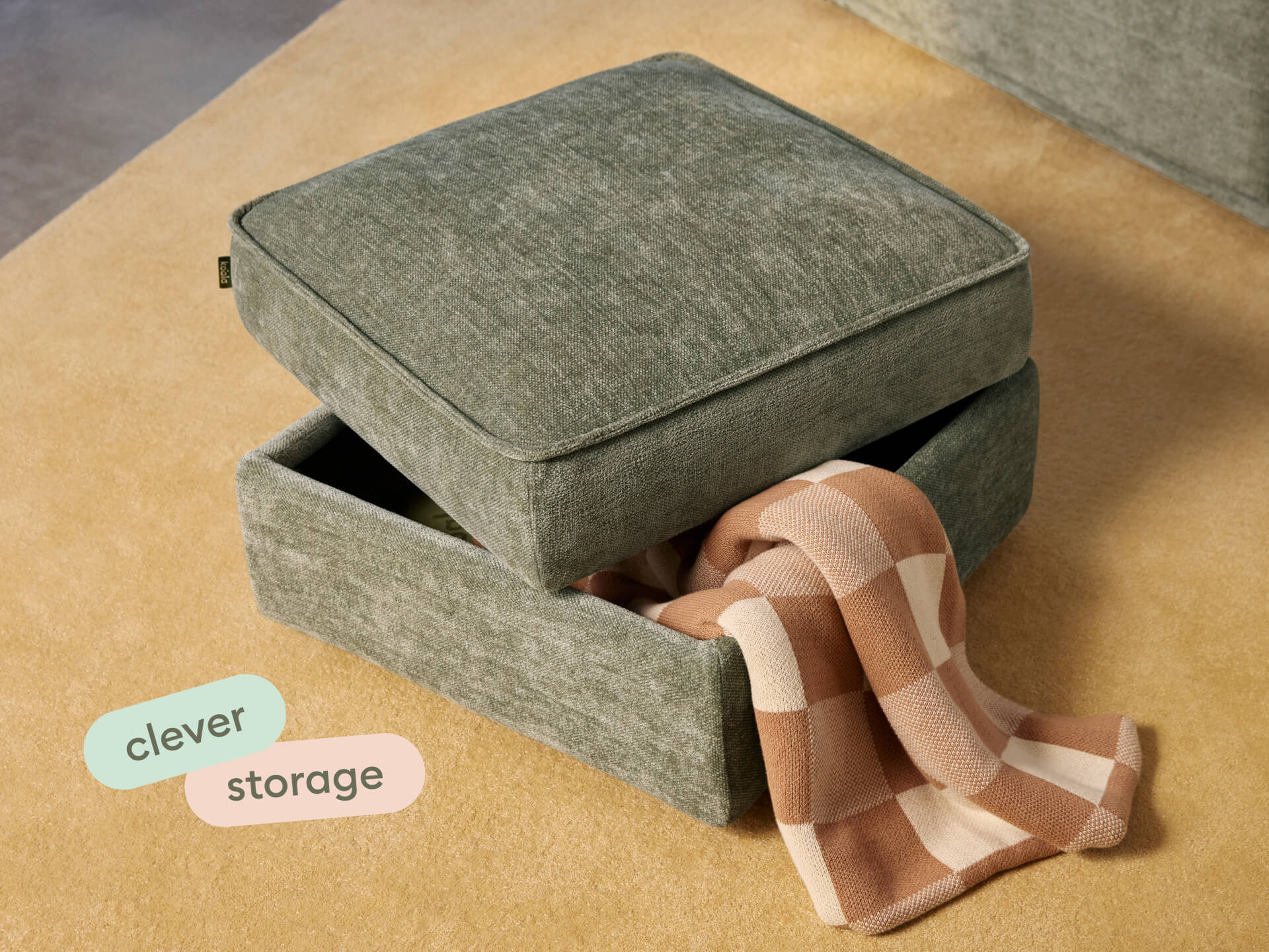 Koala Sofa Bed Ottoman [4th Gen] - Forest Dawn