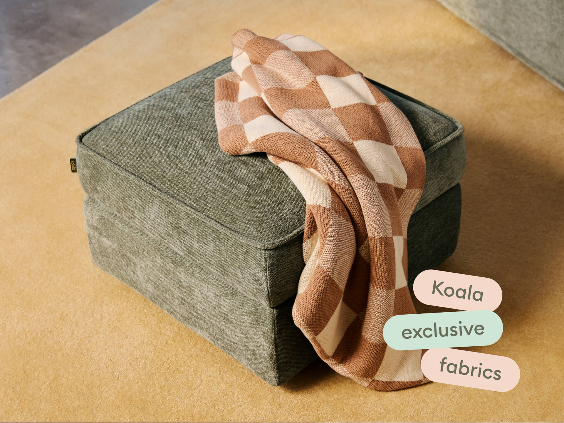 Koala Sofa Bed Ottoman Covers [4th Gen] - Forest Dawn