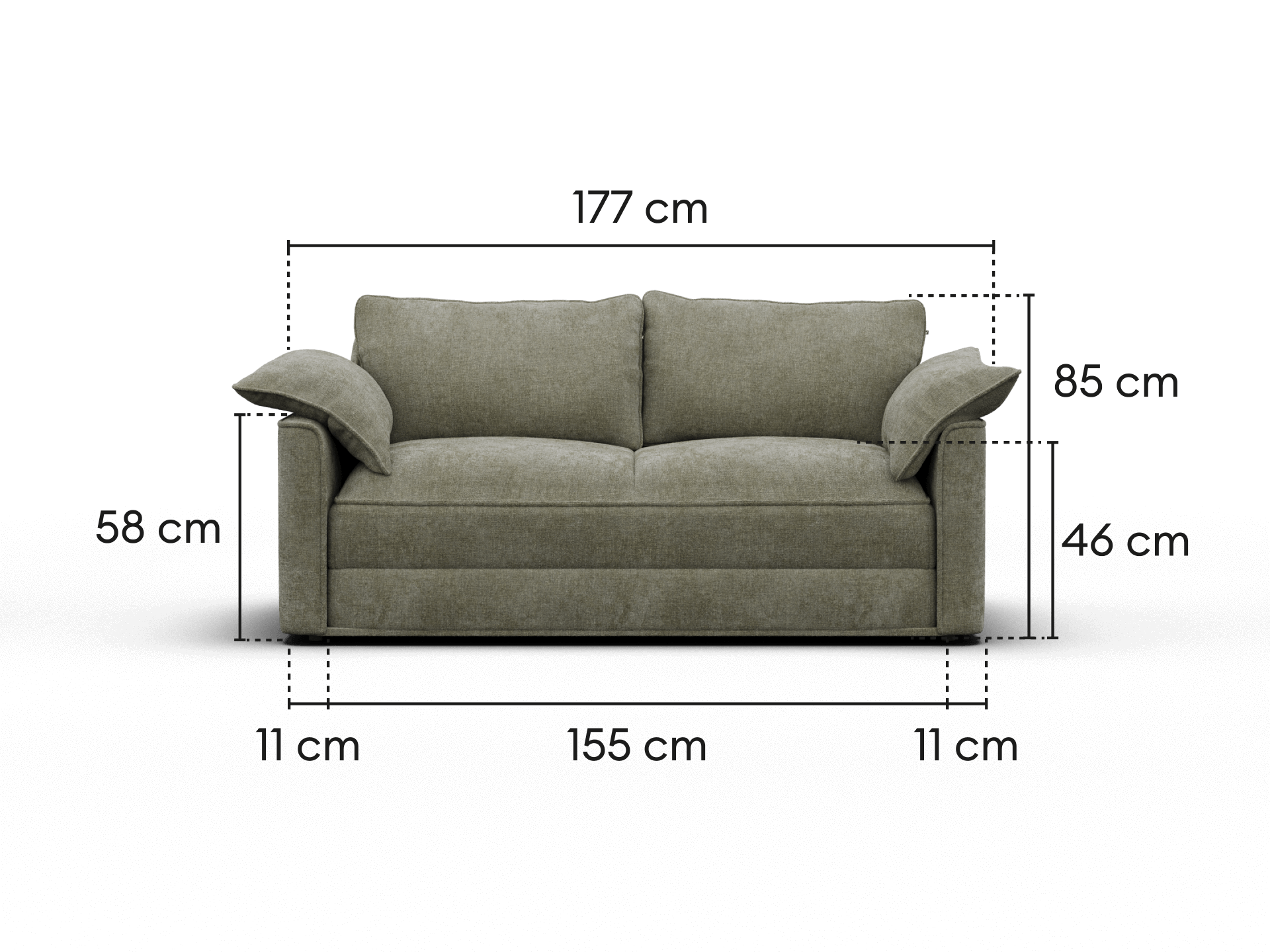 Koala Sofa Bed [4th Gen] - 3-Seater (Queen) / Forest Dawn