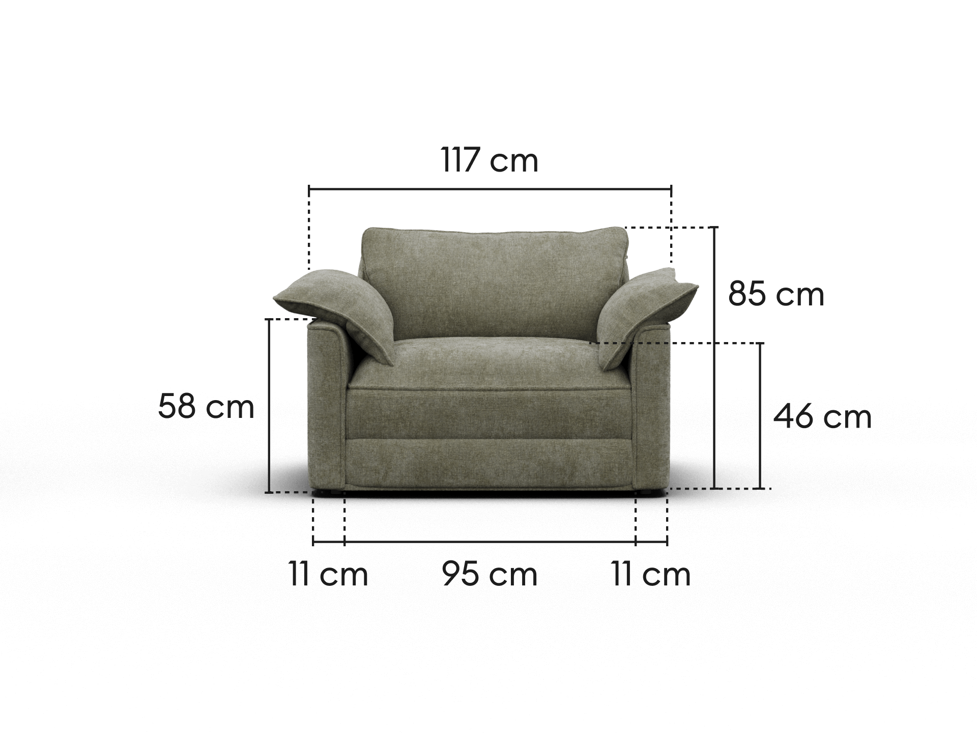Koala Sofa Bed [4th Gen] - 1.5-Seater (Single) / Forest Dawn (Luxe edition)