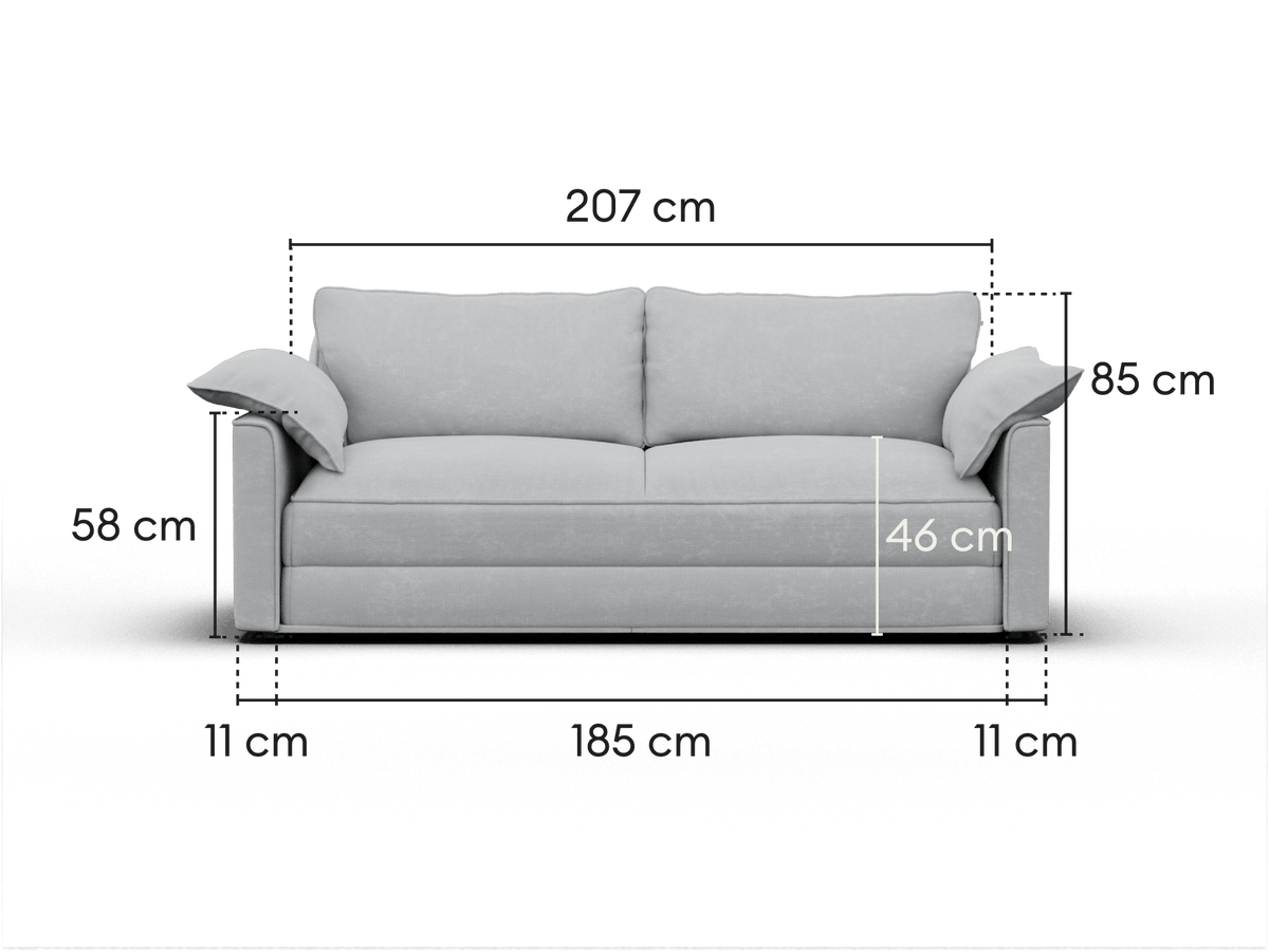 Koala Sofa Bed [4th Gen] - Morning Fog / 3.5-Seater (King)