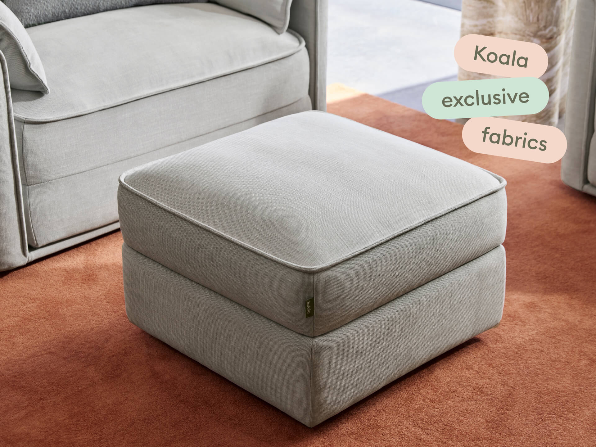 Koala Sofa Bed Ottoman Covers [4th Gen] - Morning Fog