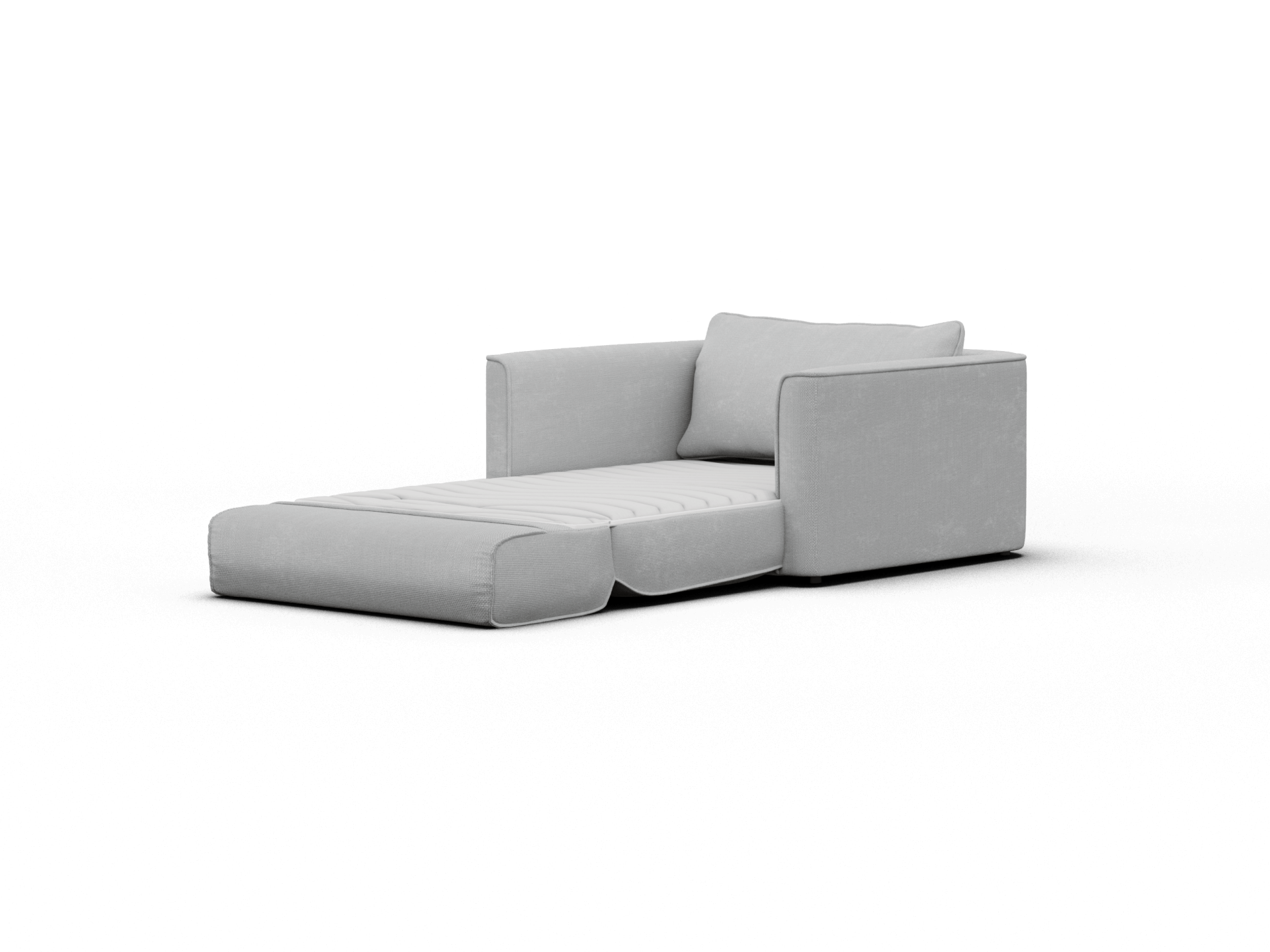 Koala Sofa Bed and Ottoman [4th Gen] Bundle - Morning Fog / 1.5-Seater (Single)
