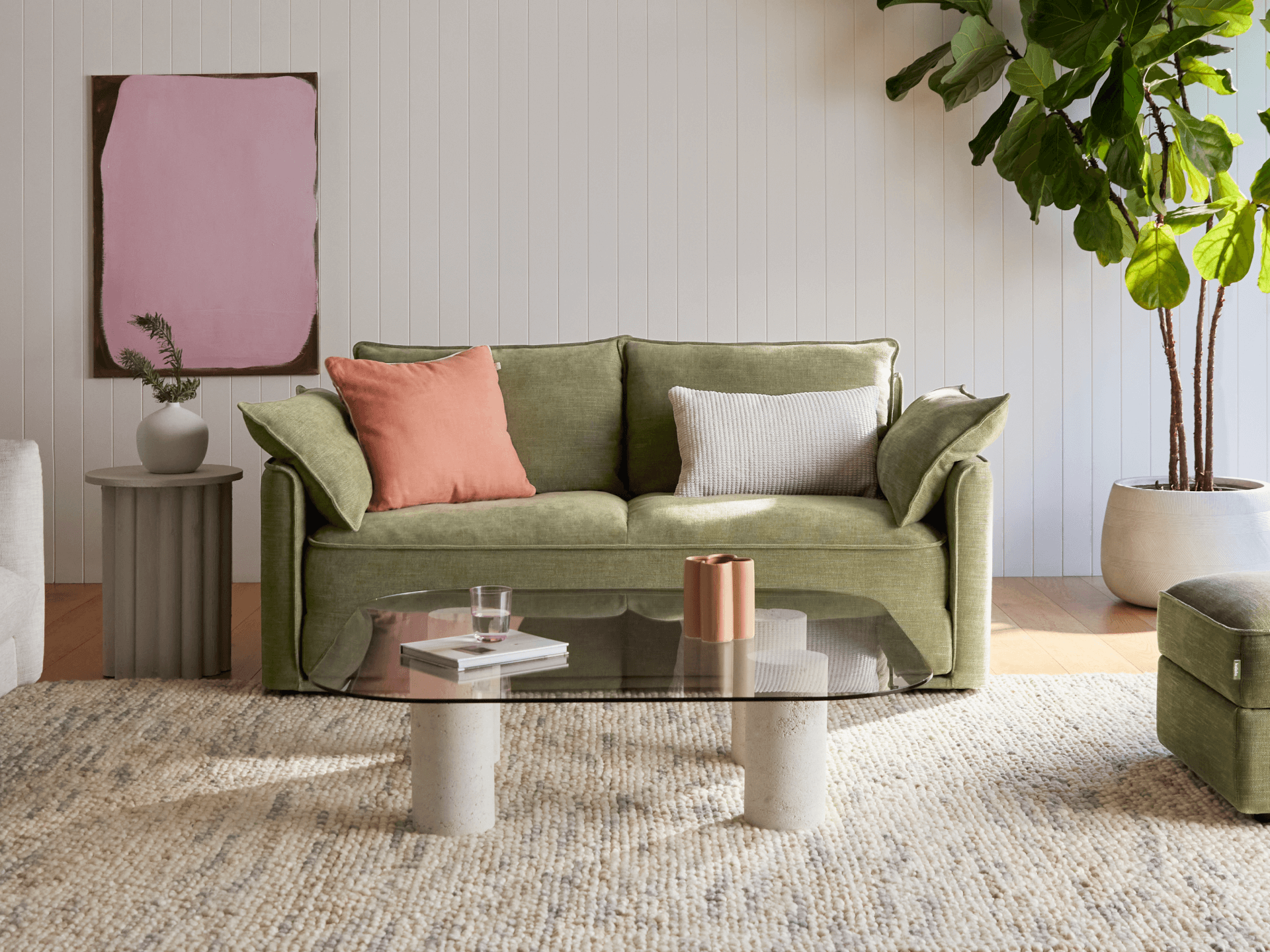 Koala Sofa Bed [4th Gen] - 3-Seater (Queen) / Olive Butter