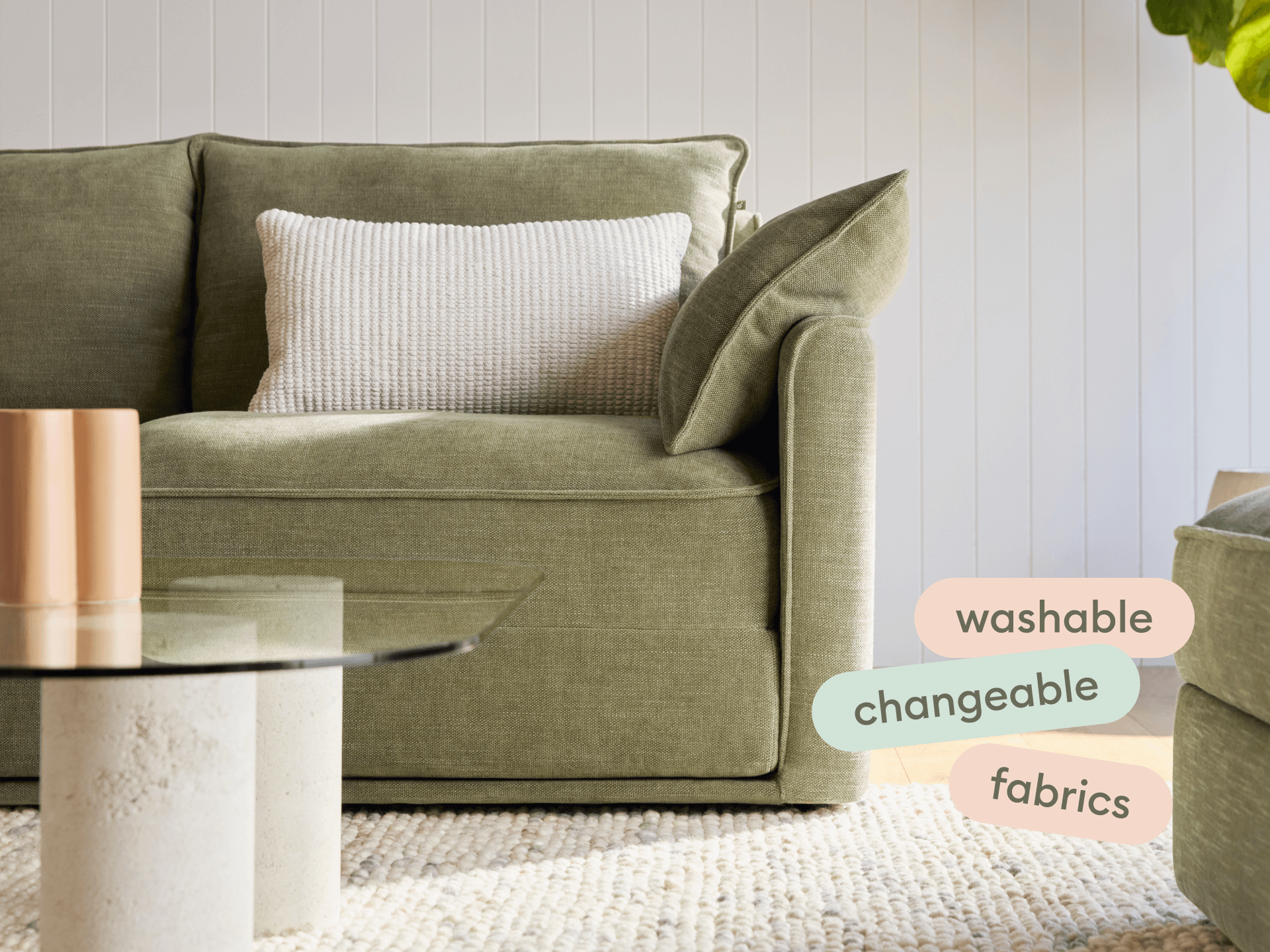 Koala Sofa Bed [4th Gen] - 3-Seater (Queen) / Olive Butter
