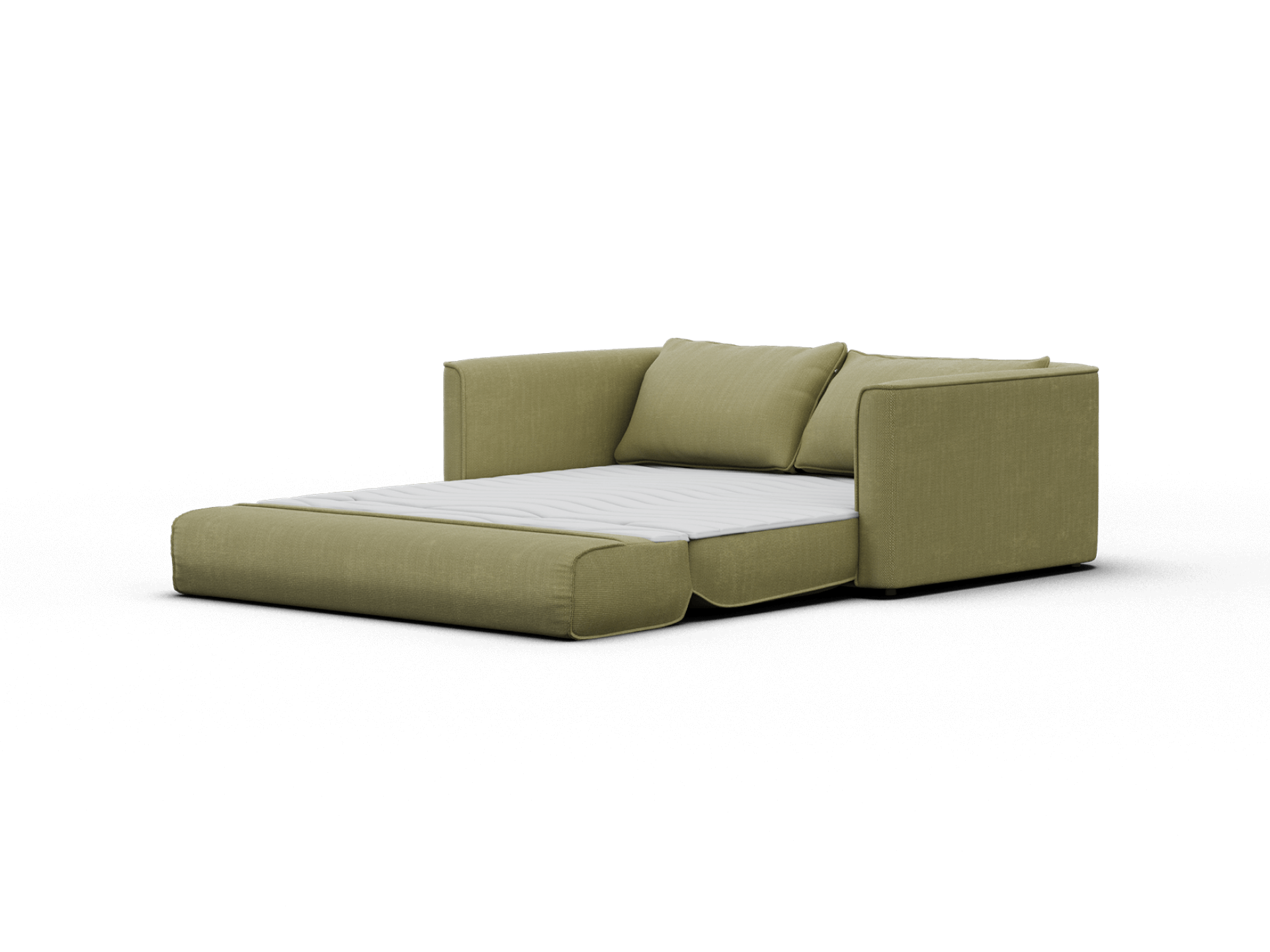 Koala Sofa Bed and Ottoman [4th Gen] Bundle - Olive Butter / 2.5-Seater (Double)
