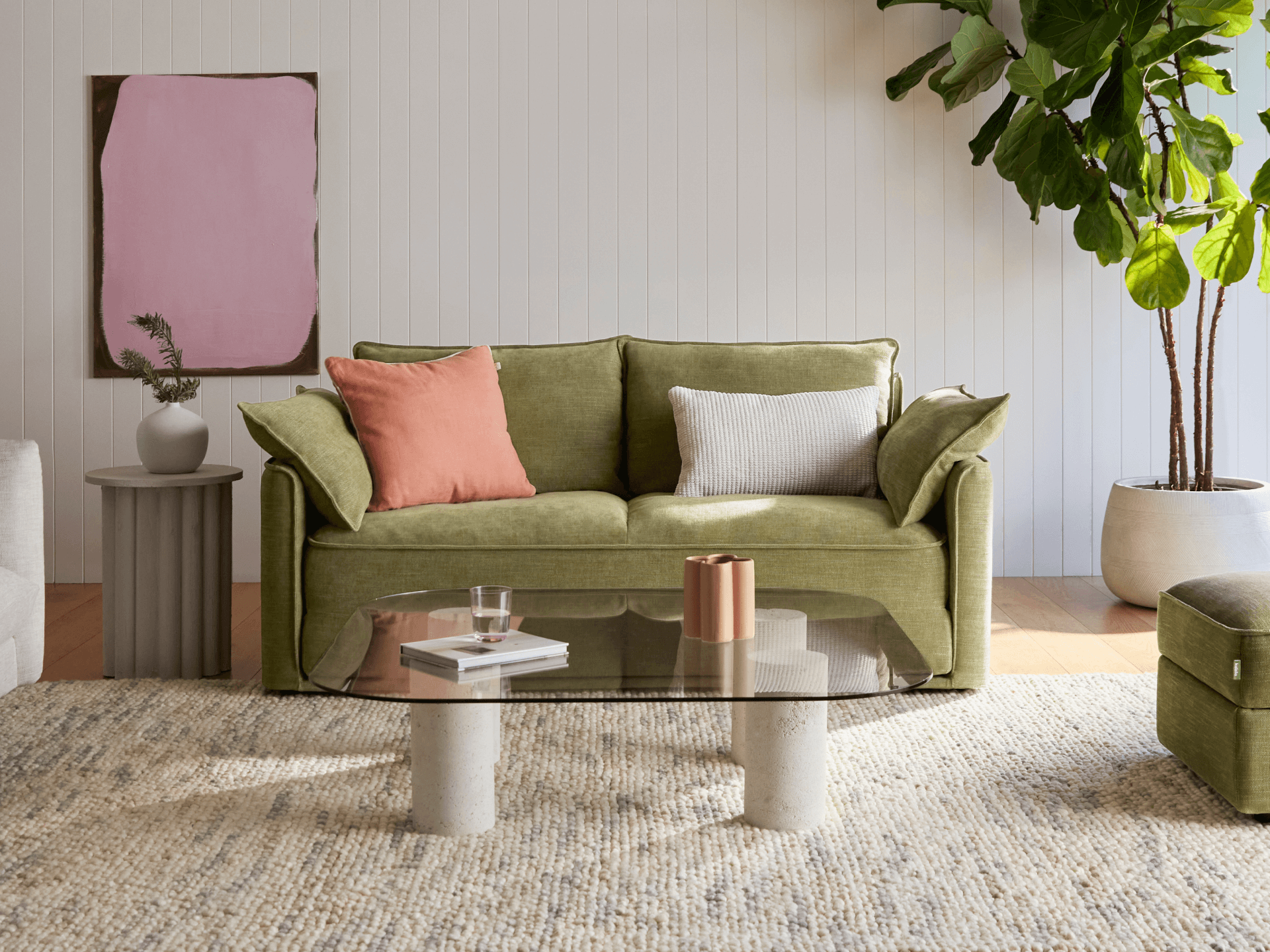 Koala Sofa Bed [4th Gen] - 3-Seater (Queen) / Olive Butter