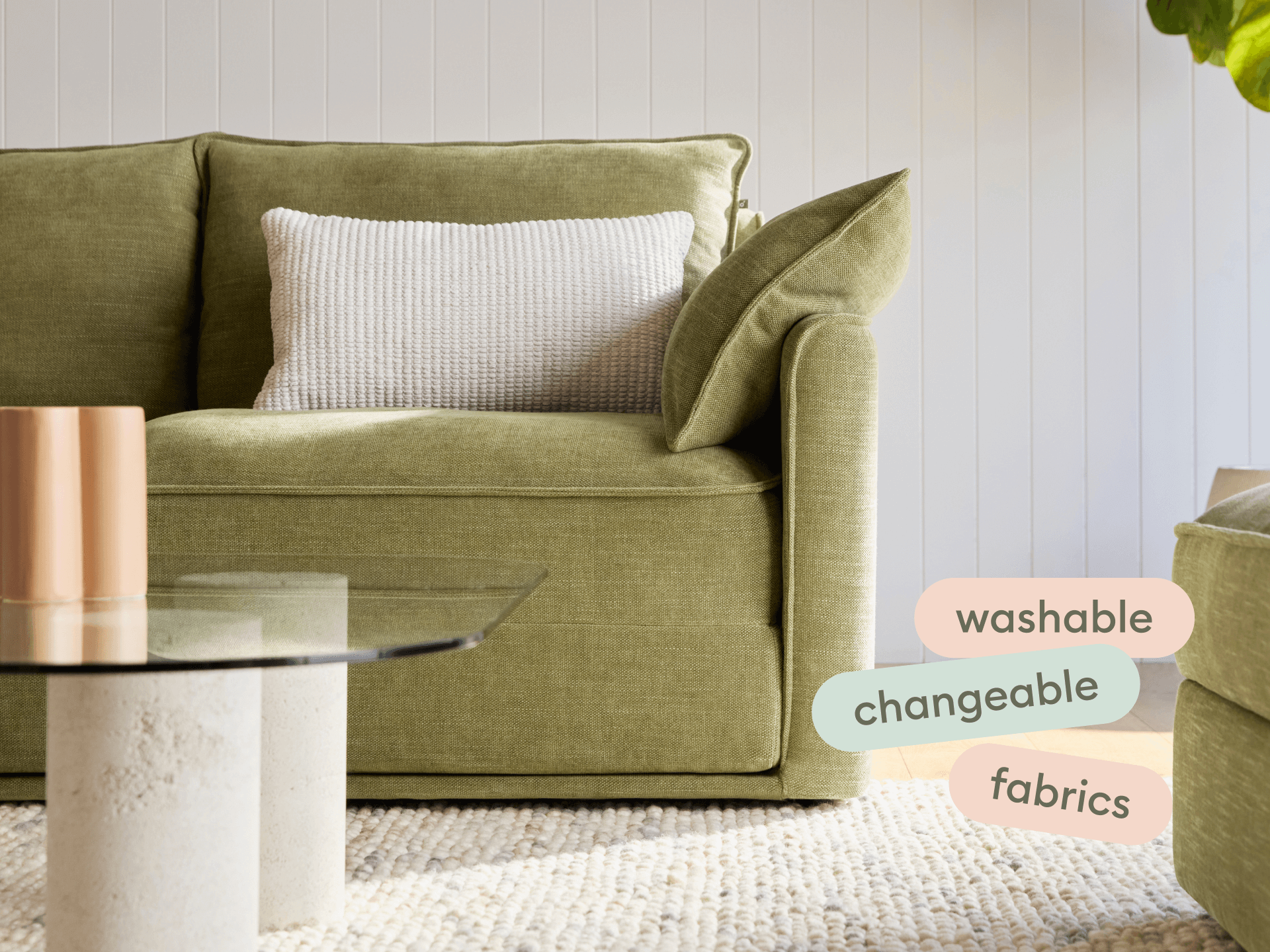 Koala Sofa Bed [4th Gen] - 3-Seater (Queen) / Olive Butter