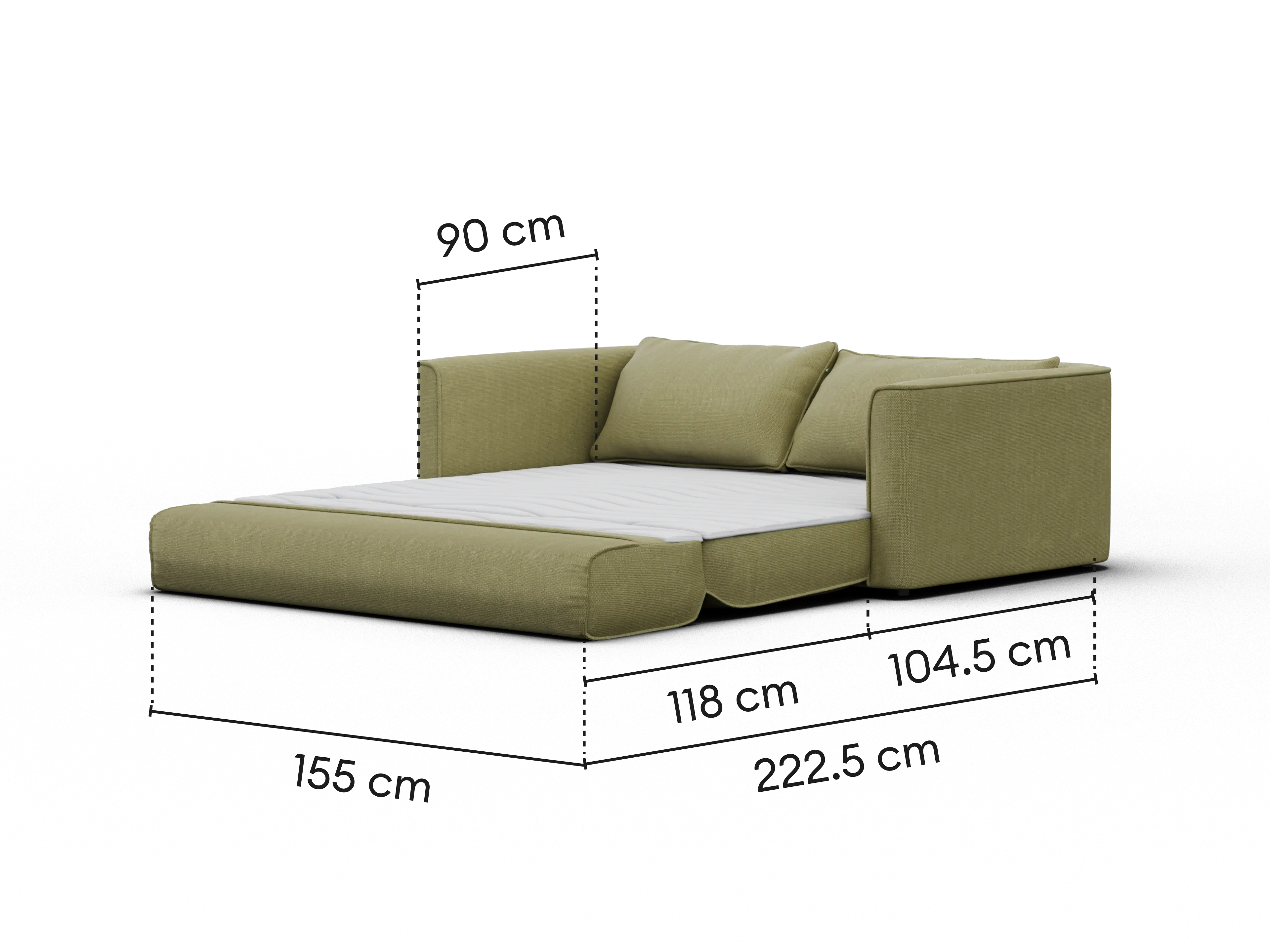 Koala Sofa Bed [4th Gen] - Australia 01 (Pantone) / 3-Seater (Queen)