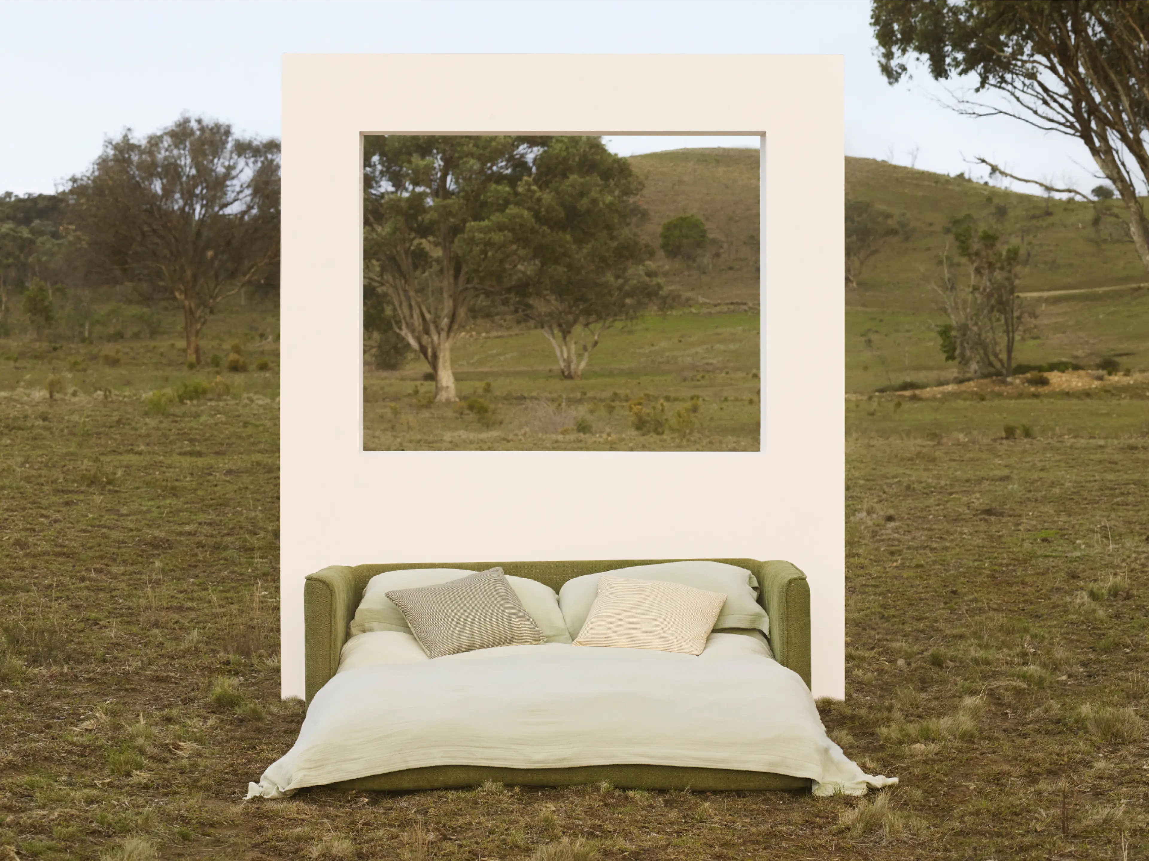 Koala Sofa Bed [4th Gen] - Australia 01 (Pantone) / Removable cover / 3-Seater (Queen)