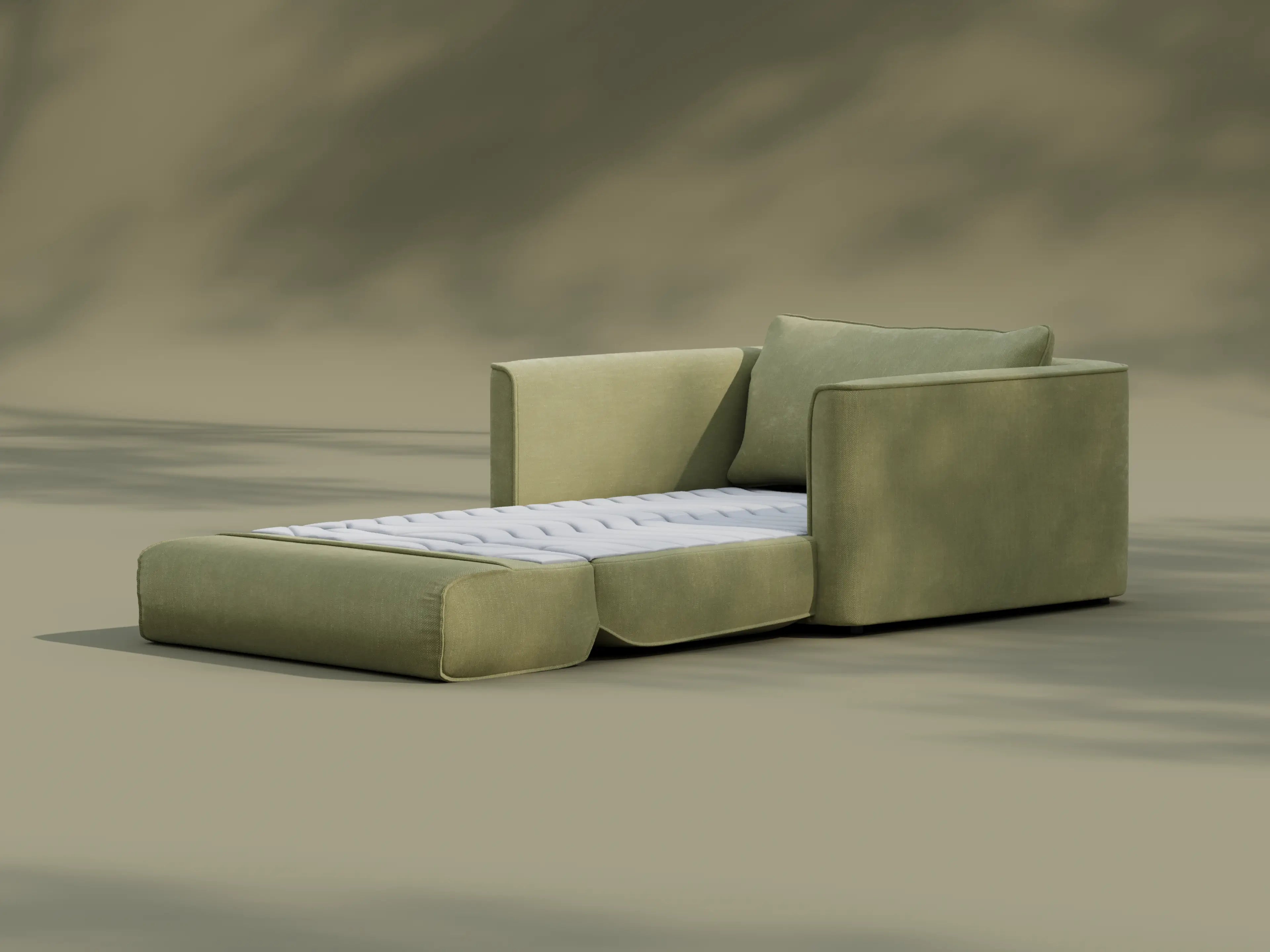 Koala Sofa Bed [4th Gen] - Australia 01 (Pantone) / Removable covers / 1.5-Seater (Single)