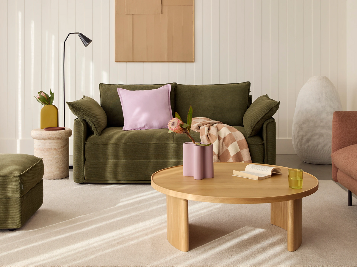 Koala Sofa Bed [4th Gen] - Coastal Moss / 3-Seater (Queen)